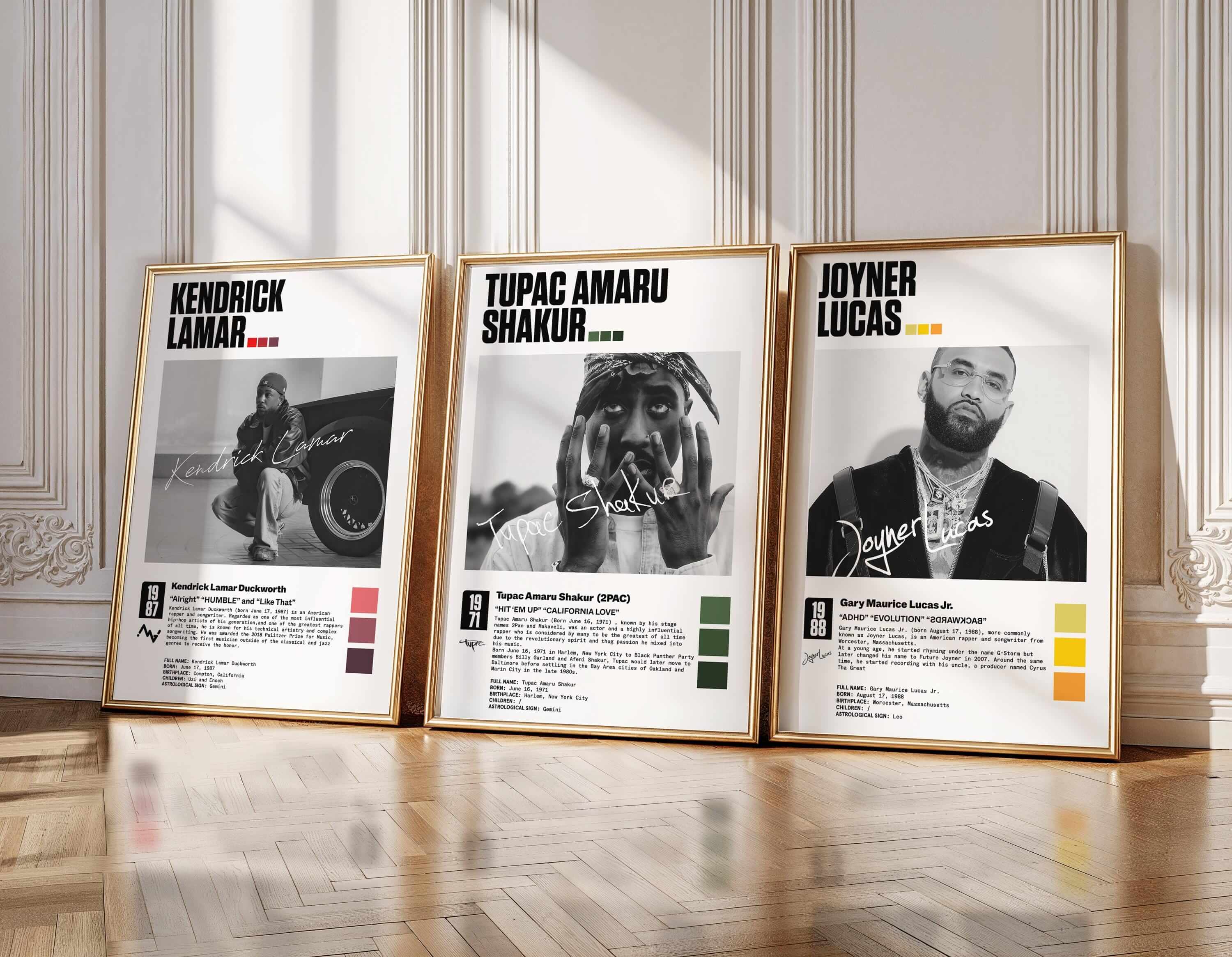 Hip Hop Album Cover Poster Set of 3 - Haus of Prints