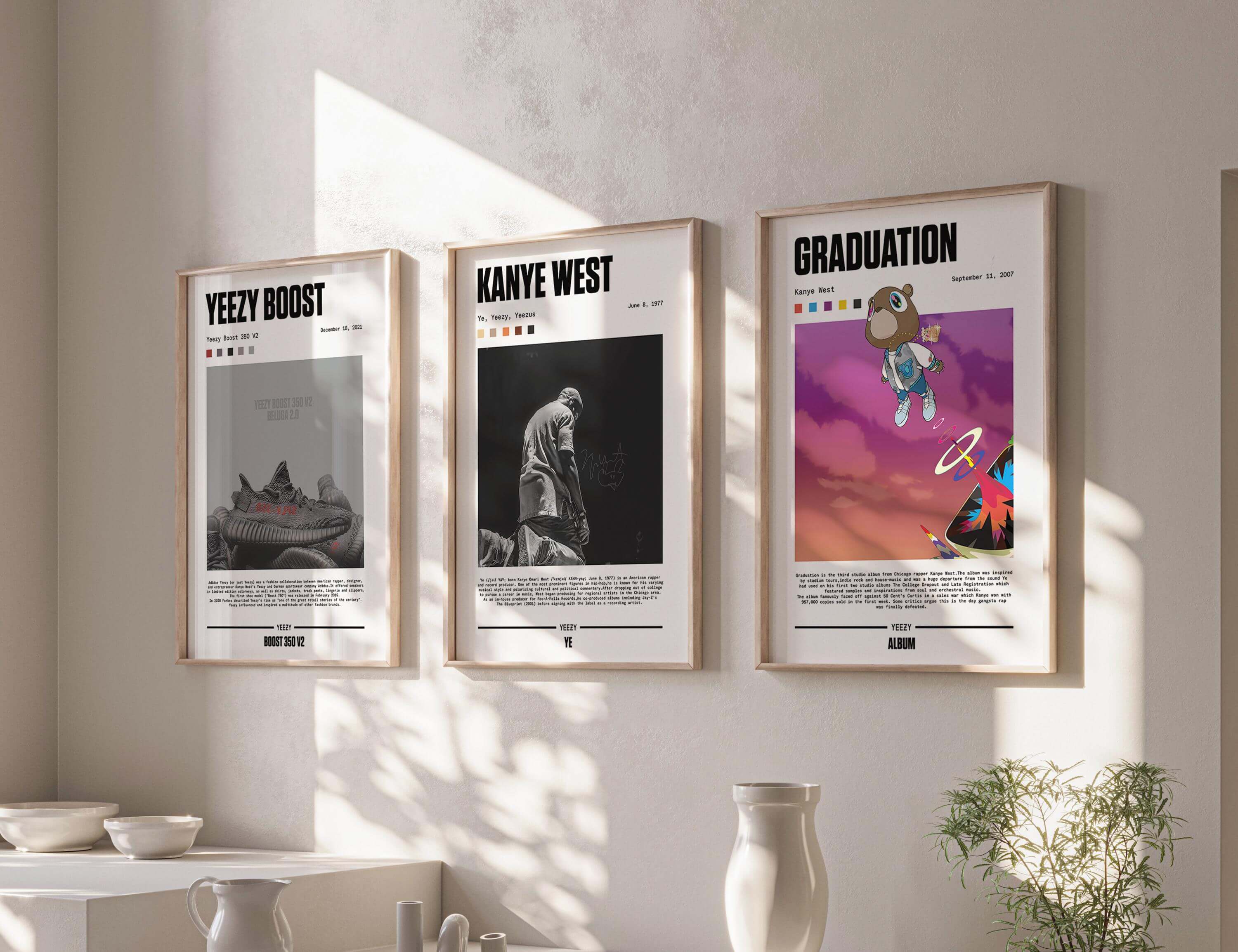 Hip Hop Wall Art Prints Set of 3 - Haus of Prints