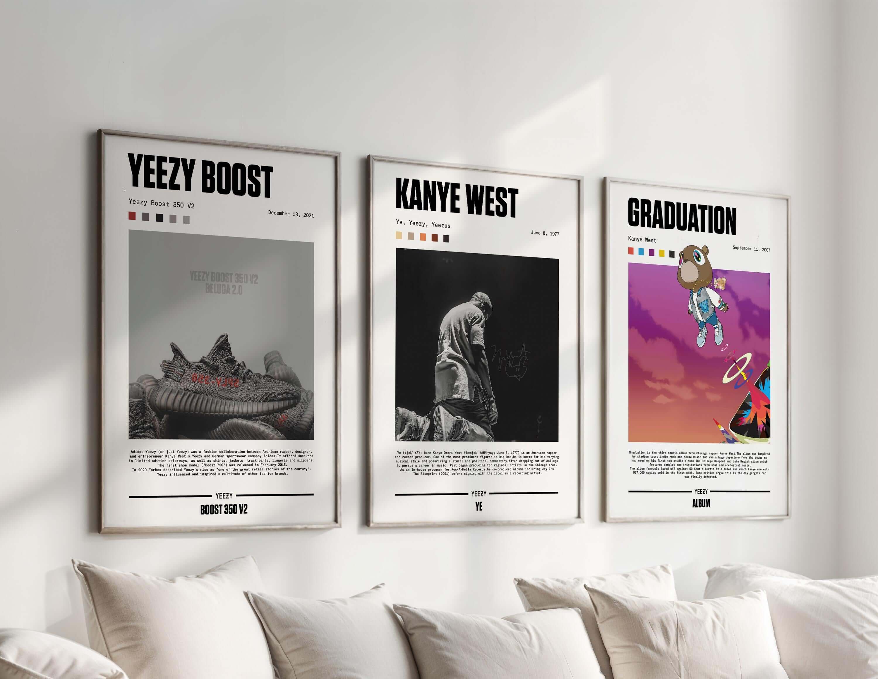 Hip Hop Wall Art Prints Set of 3 - Haus of Prints