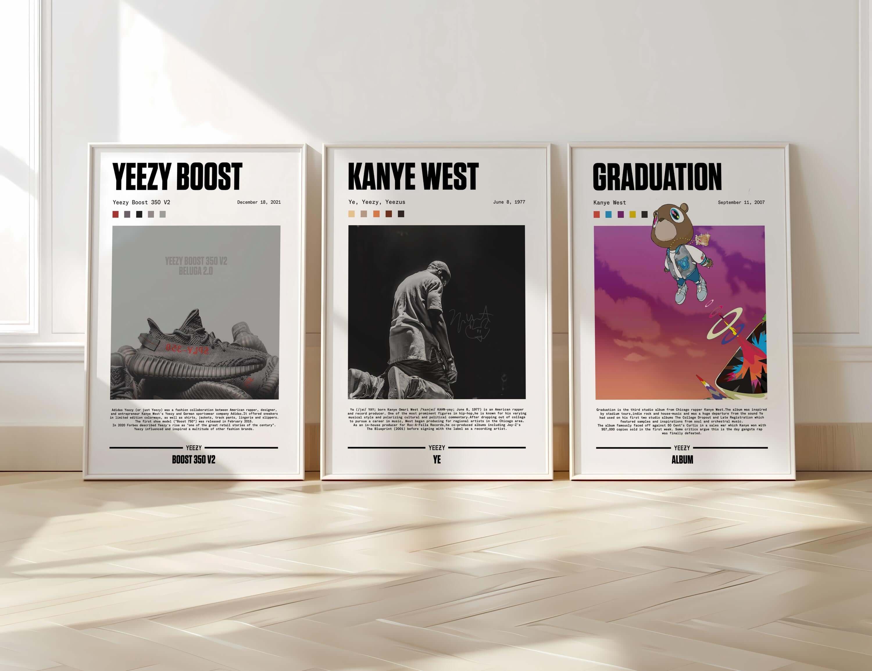 Hip Hop Wall Art Prints Set of 3 - Haus of Prints