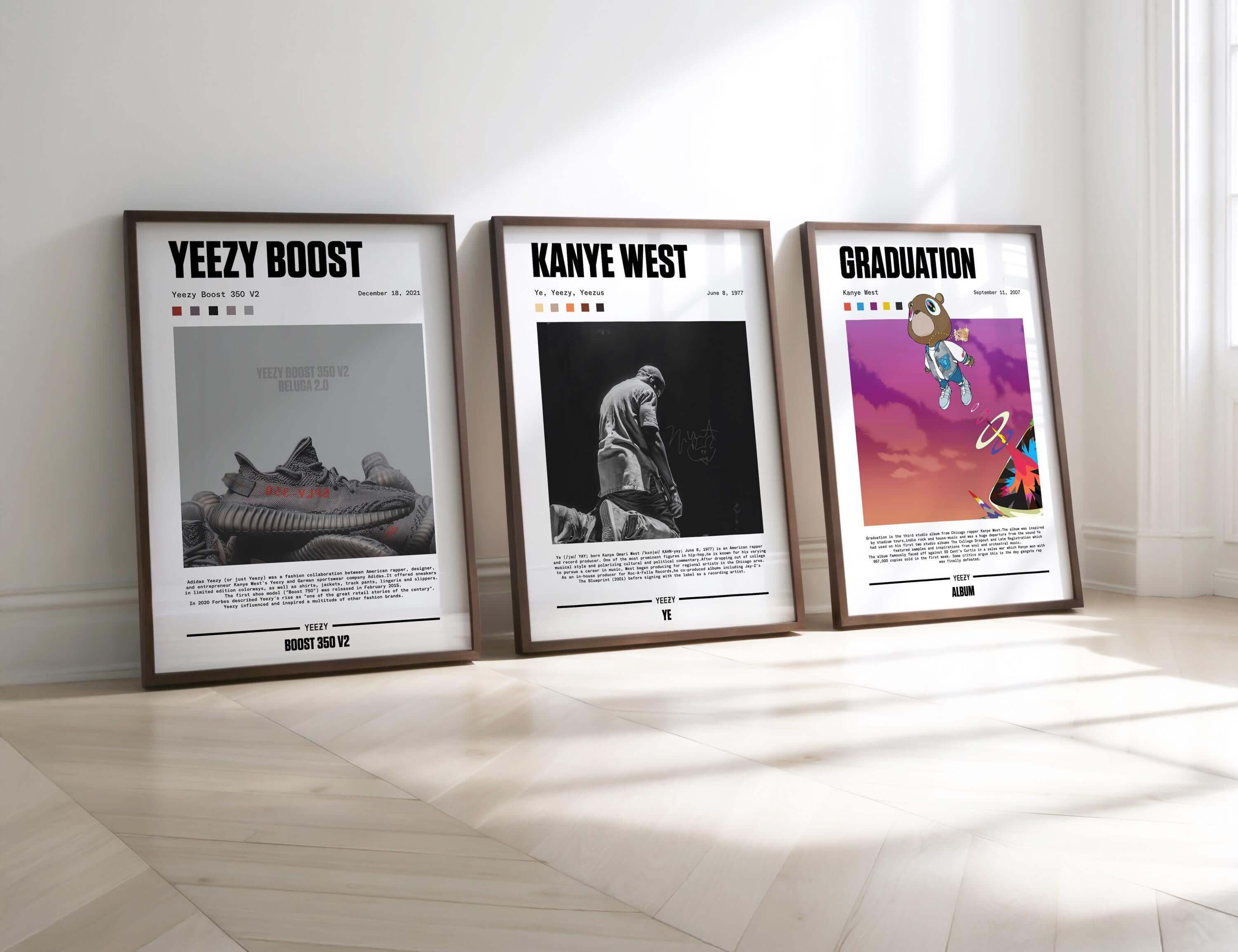 Hip Hop Wall Art Prints Set of 3 - Haus of Prints