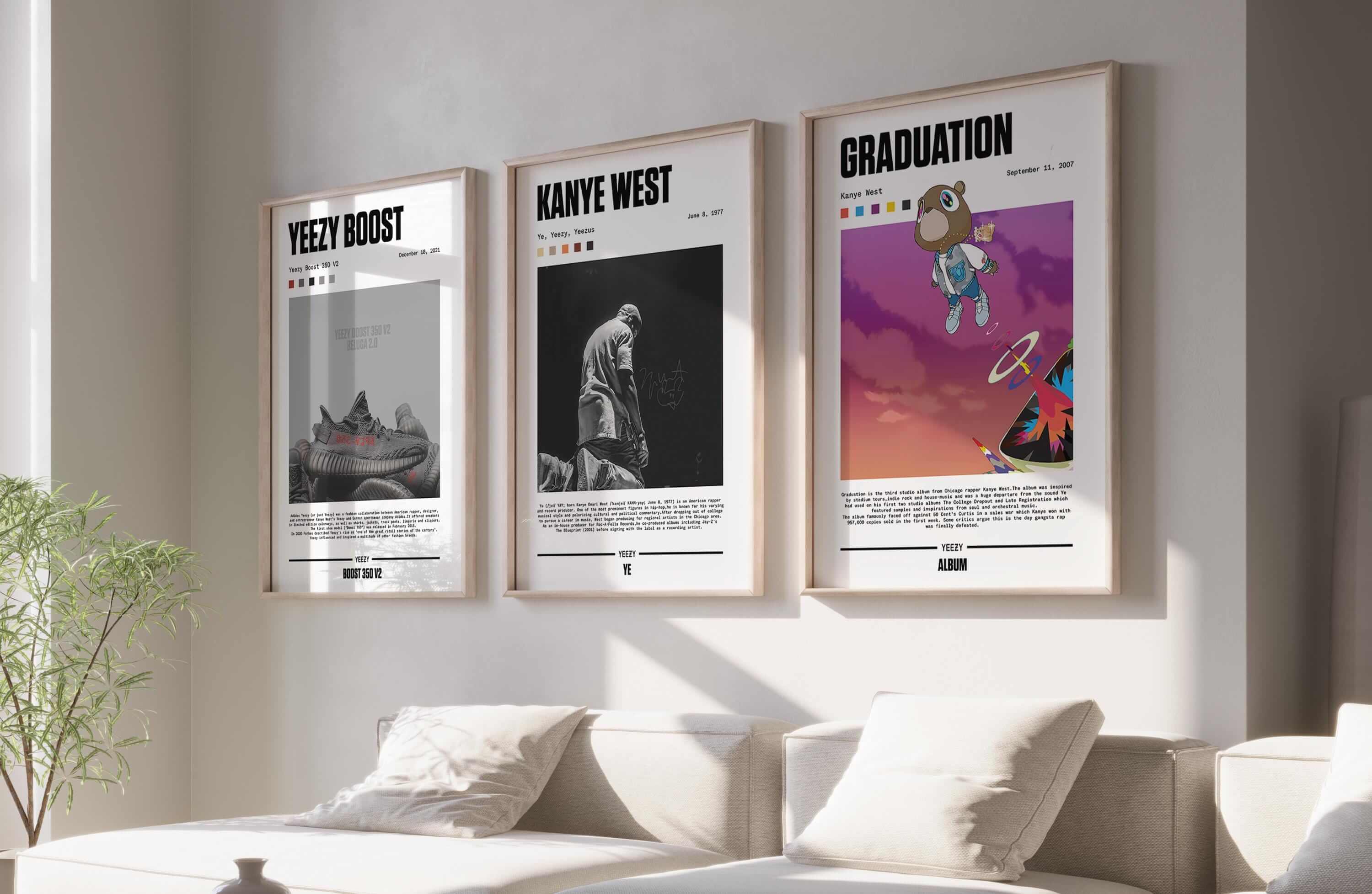 Hip Hop Wall Art Prints Set of 3 - Haus of Prints