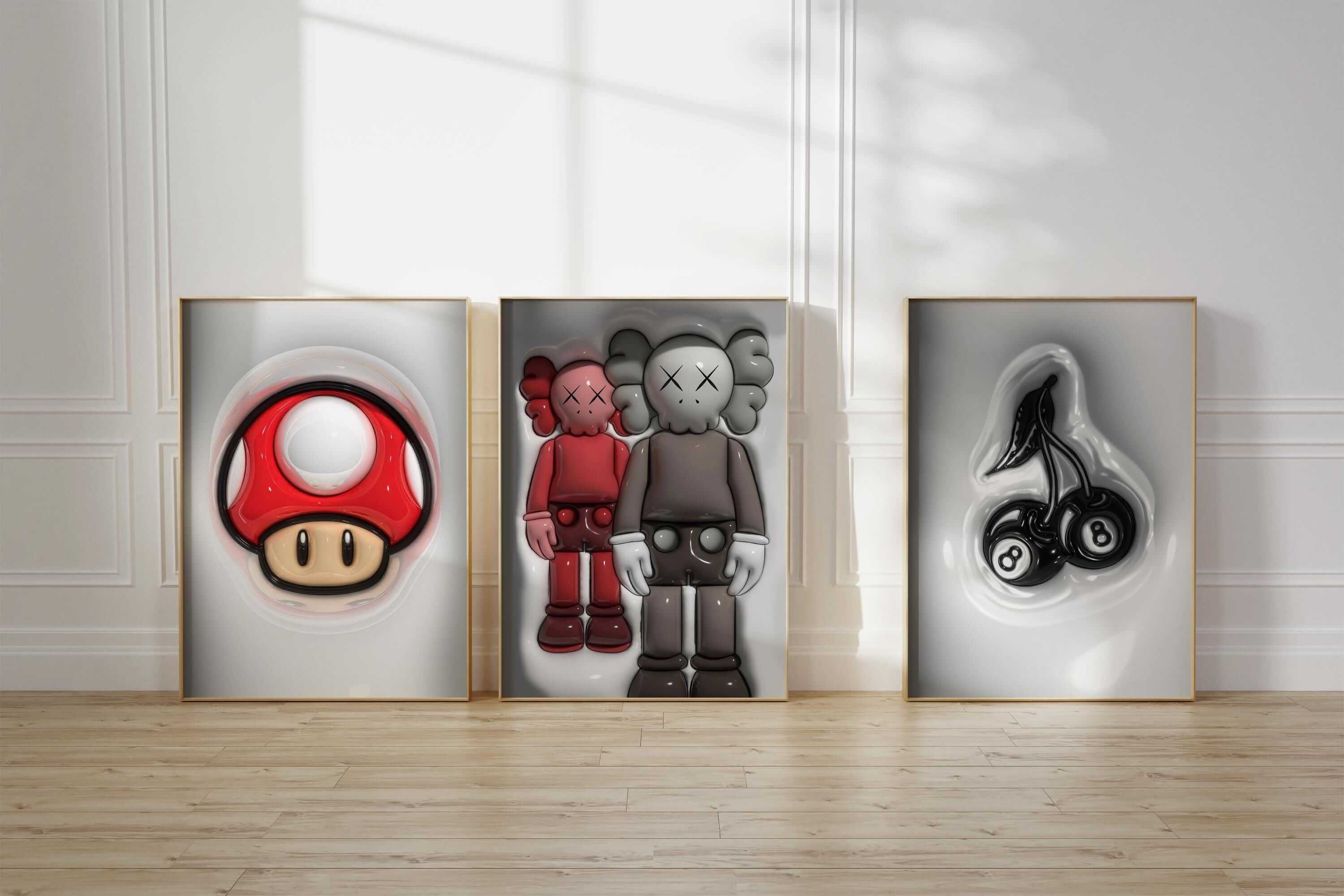Hypebeast 3D Wall Art Set of 12 - Haus of Prints
