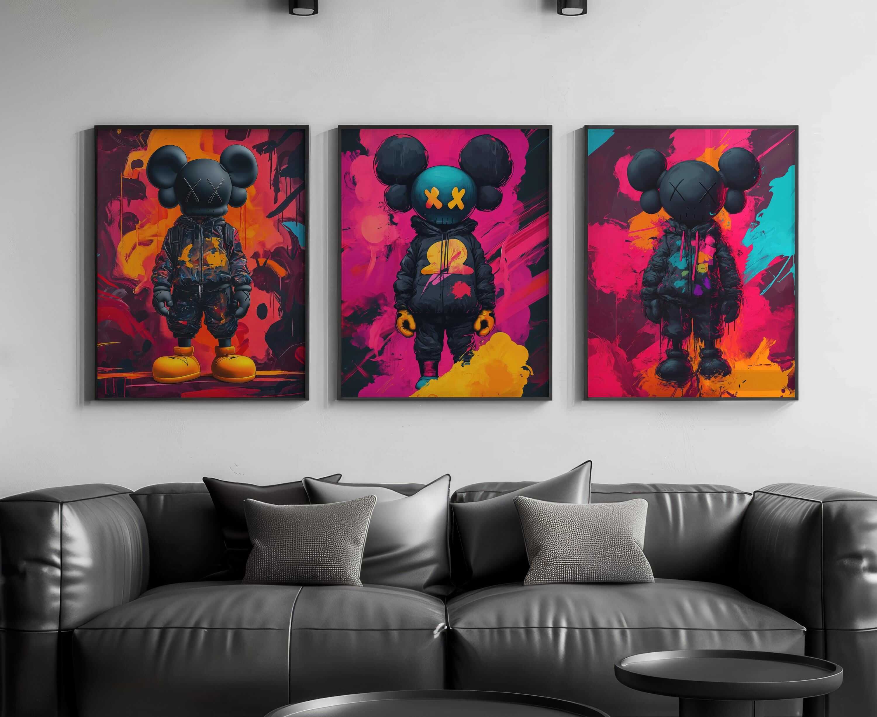 Hypebeast Graffiti Wall Art Set of 3 - Haus of Prints