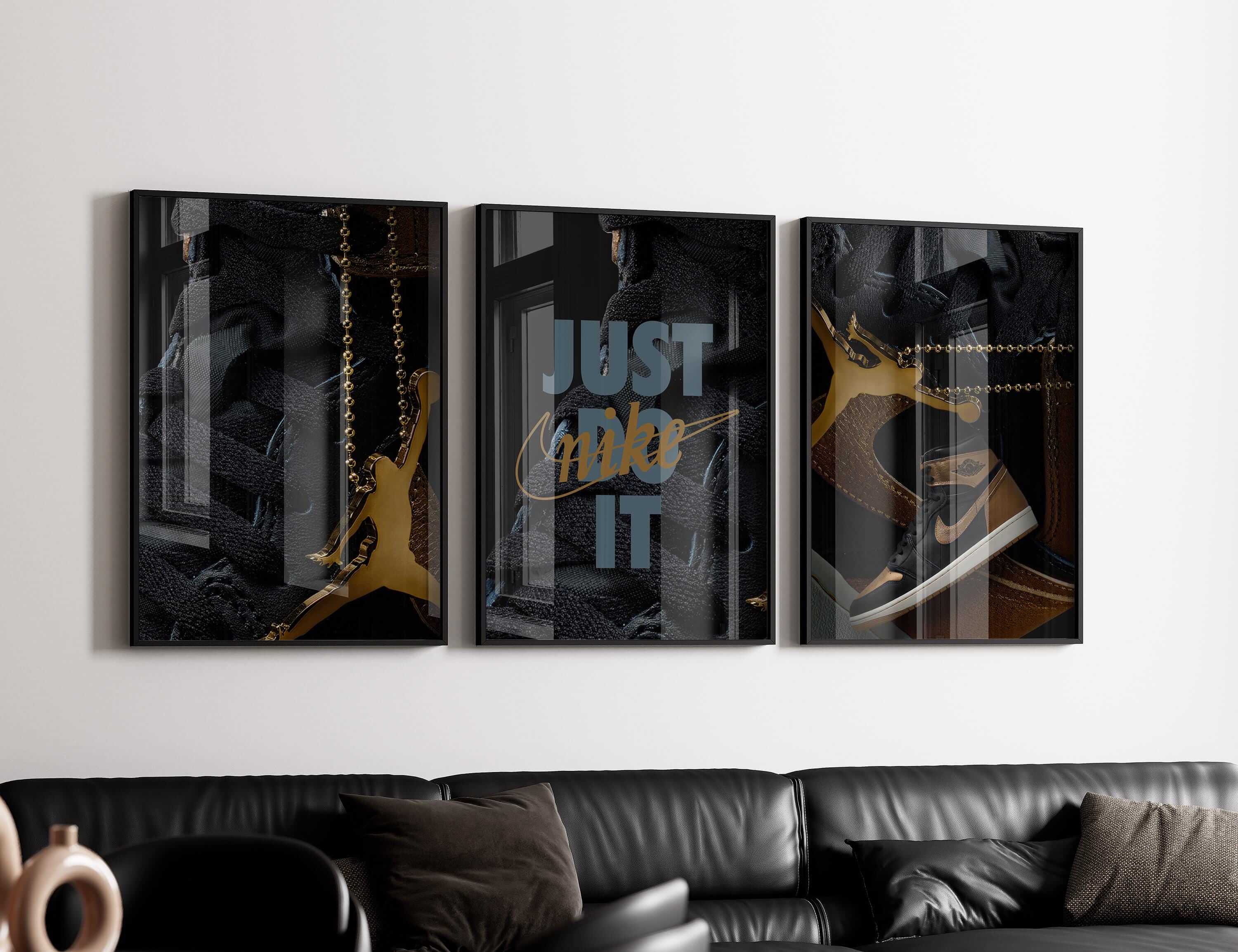Hypebeast Nike Sneaker Wall Art Set of 3 - Haus of Prints
