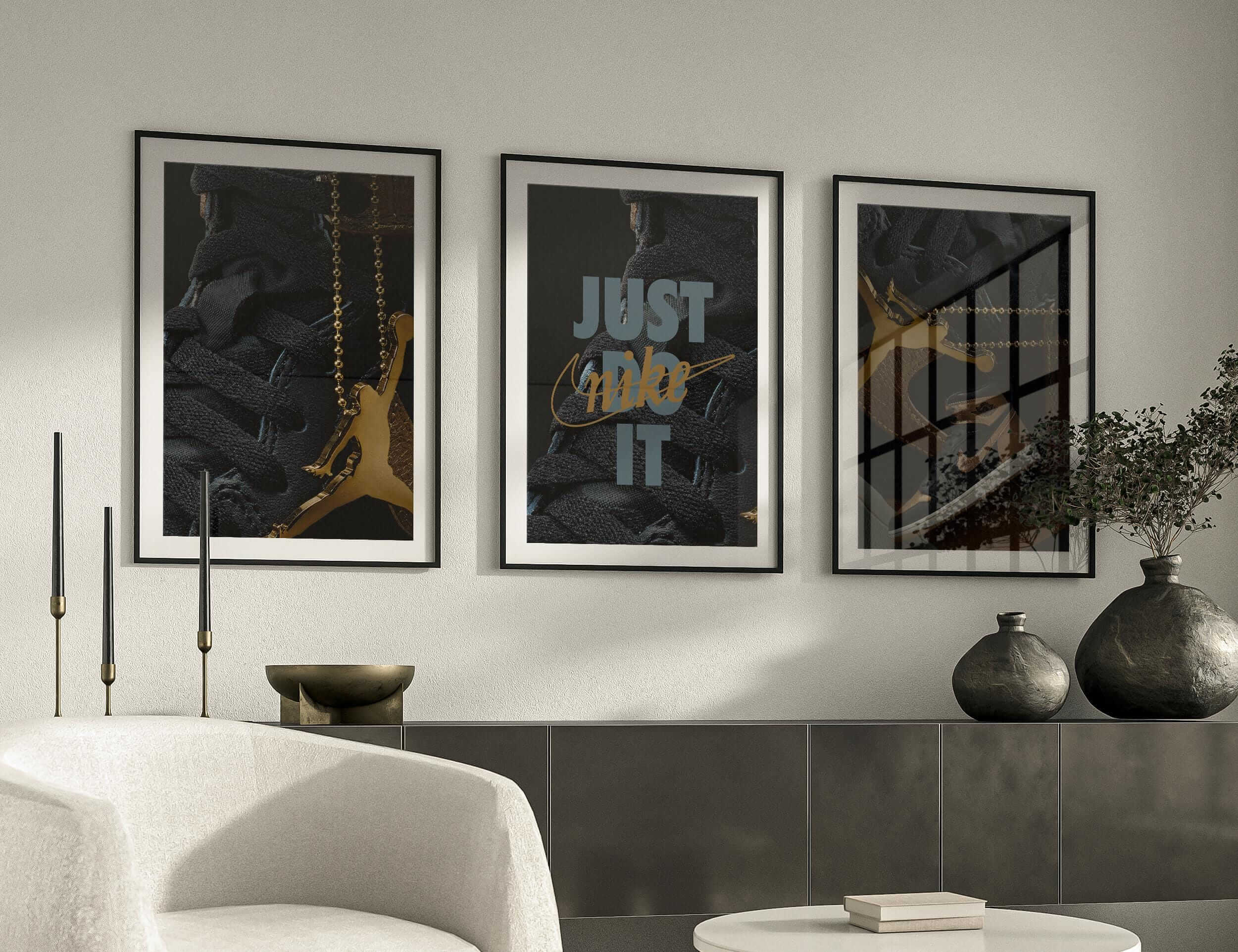 Hypebeast Nike Sneaker Wall Art Set of 3 - Haus of Prints