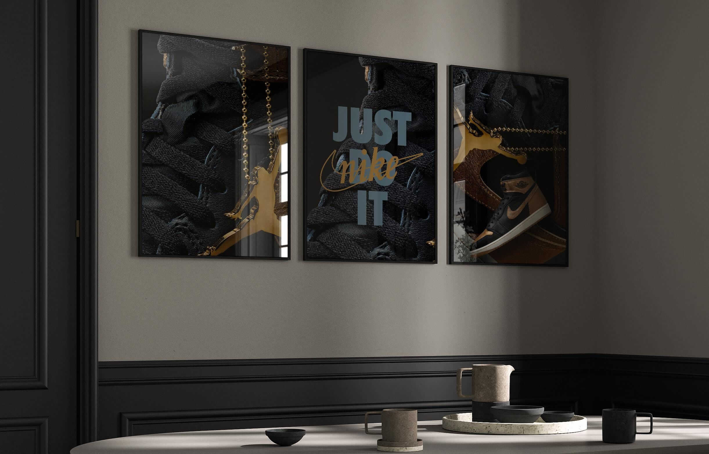 Hypebeast Nike Sneaker Wall Art Set of 3 - Haus of Prints