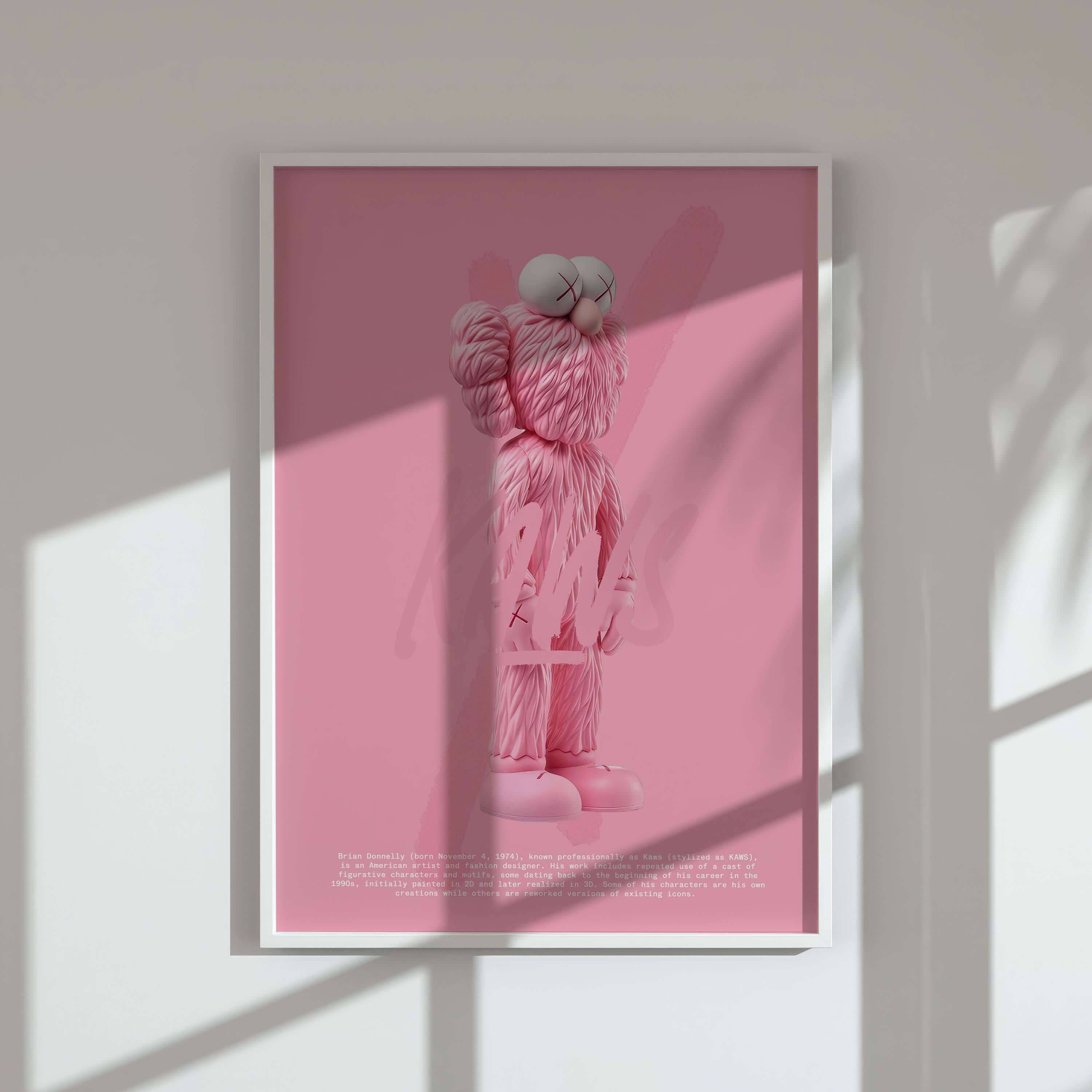 Hypebeast Pink Wall Art Set of 3 - Haus of Prints