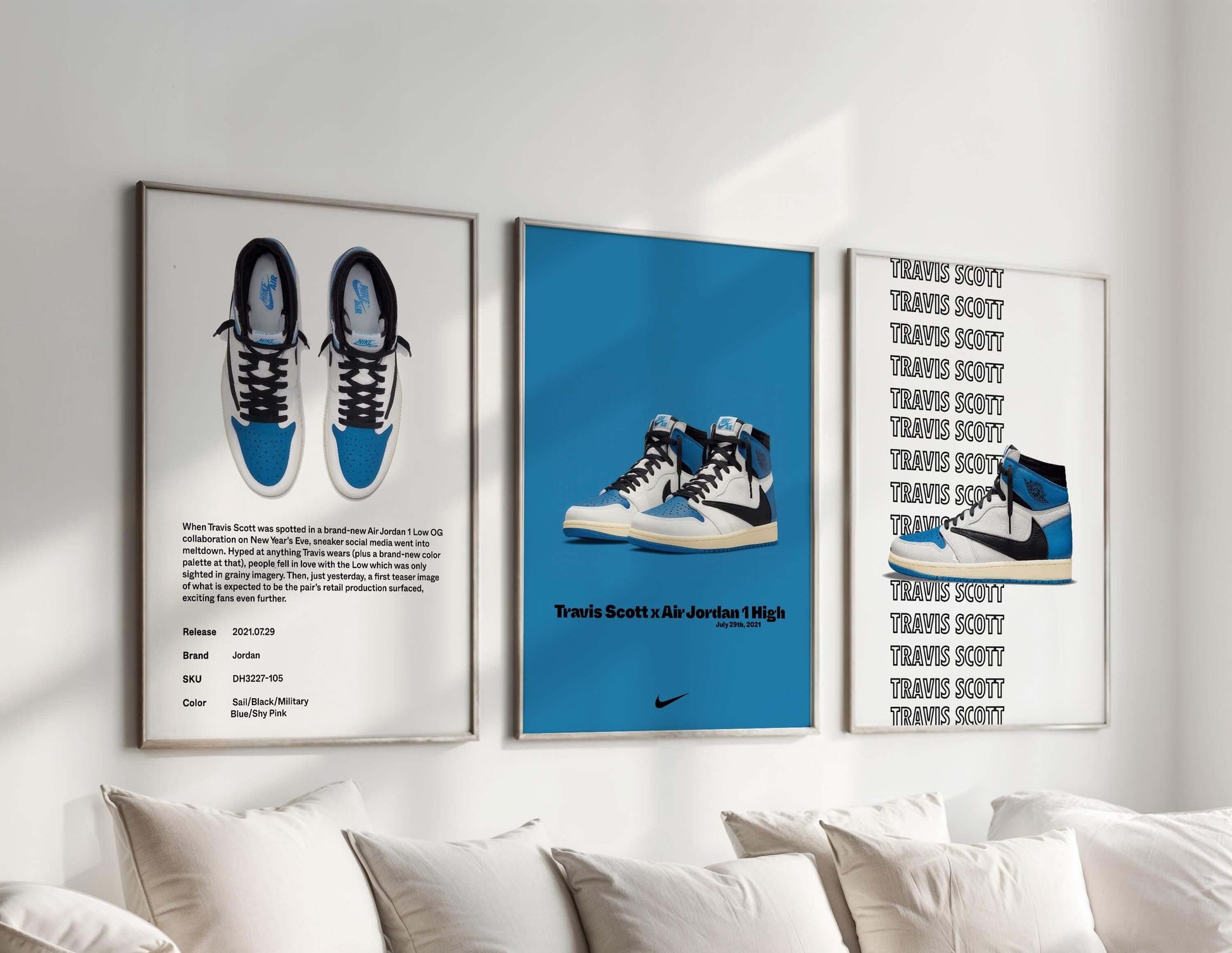 Hypebeast Sneaker Art Print Set of 3 - Haus of Prints