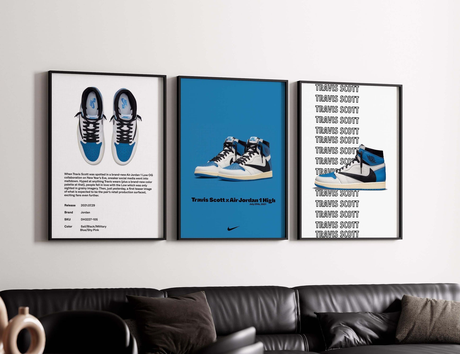 Hypebeast Sneaker Art Print Set of 3 - Haus of Prints