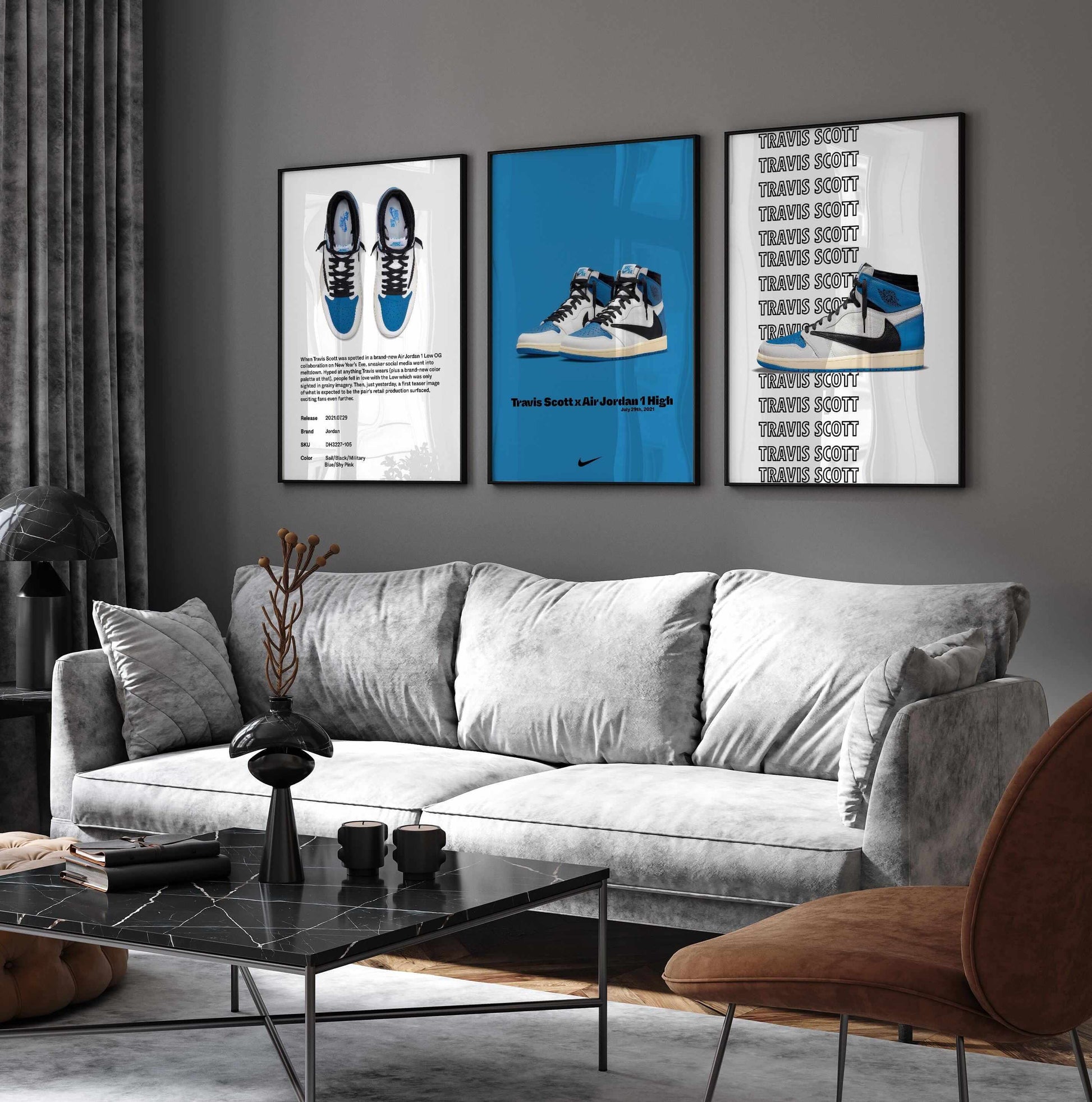 Hypebeast Sneaker Art Print Set of 3 - Haus of Prints