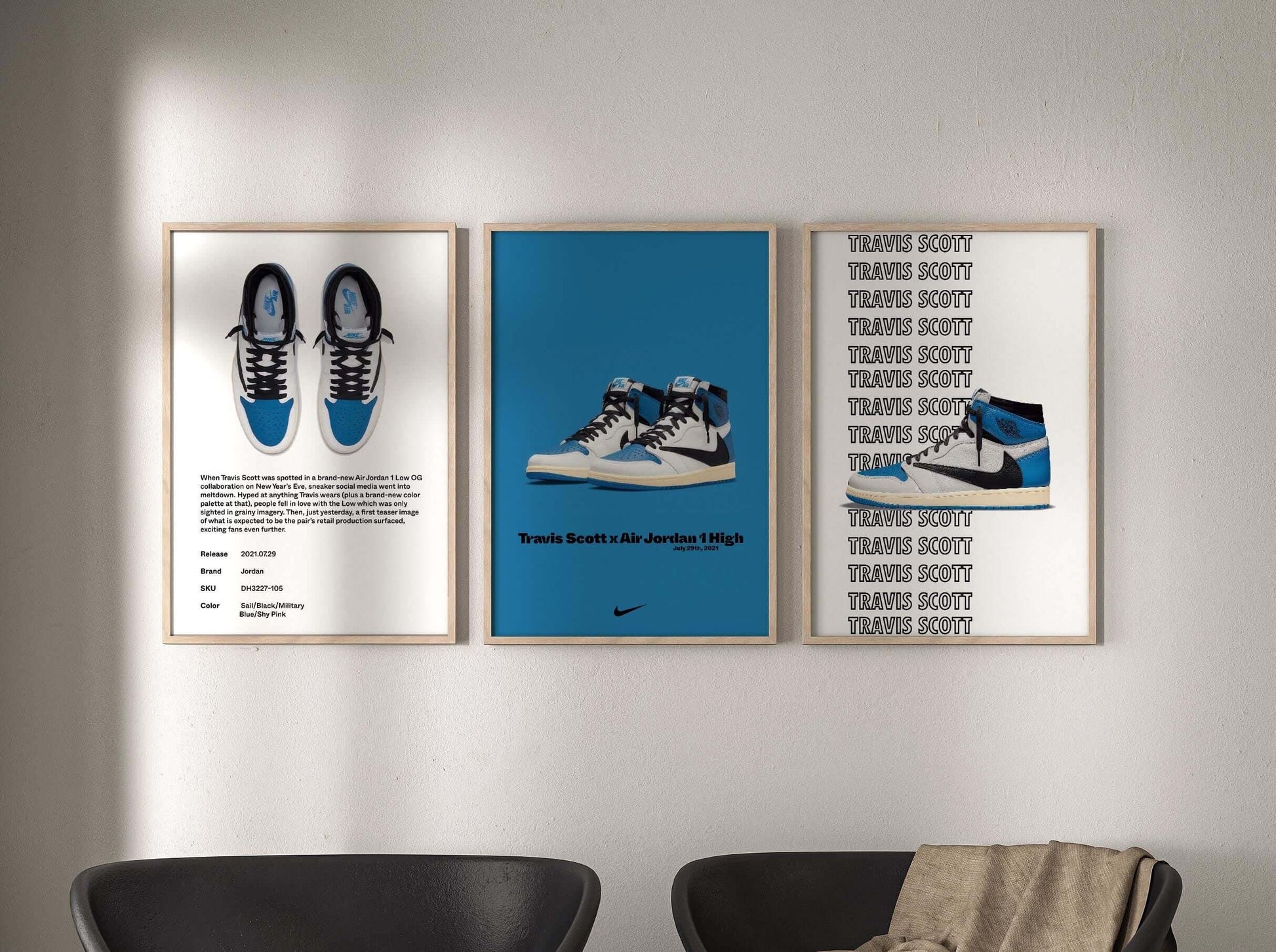Hypebeast Sneaker Art Print Set of 3 - Haus of Prints