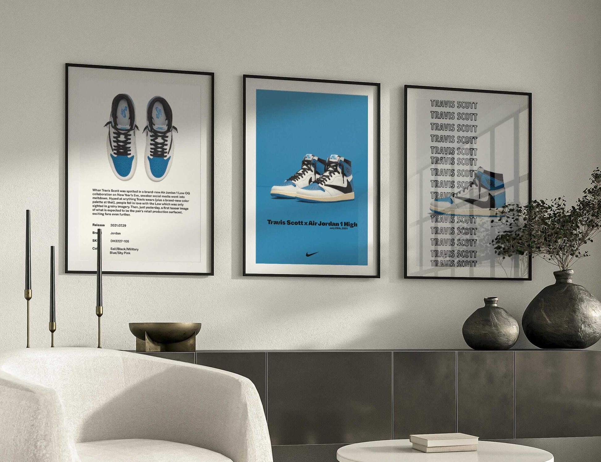 Hypebeast Sneaker Art Print Set of 3 - Haus of Prints