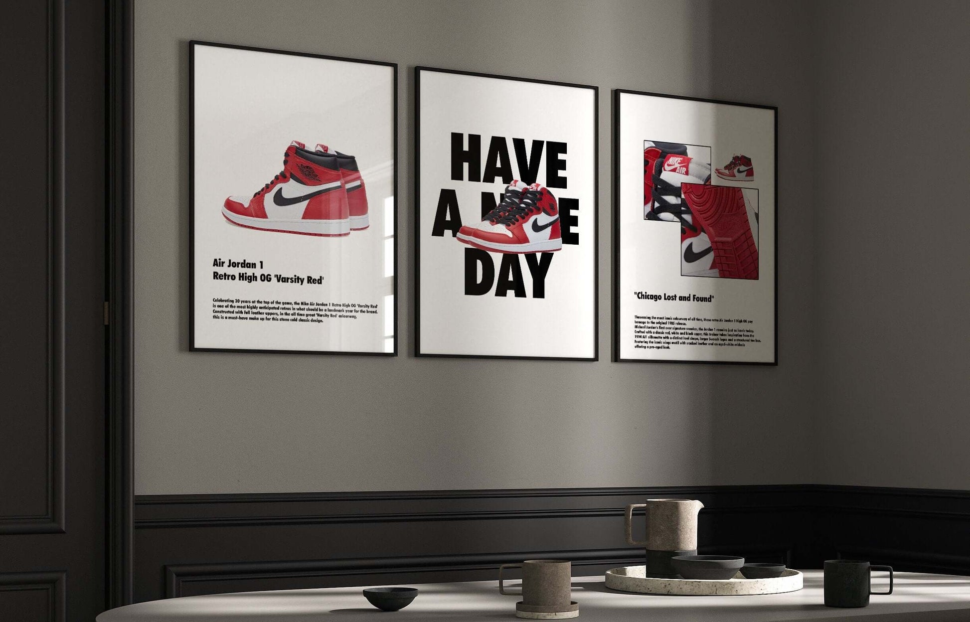 Hypebeast Sneaker Art Prints Set of 3 - Haus of Prints