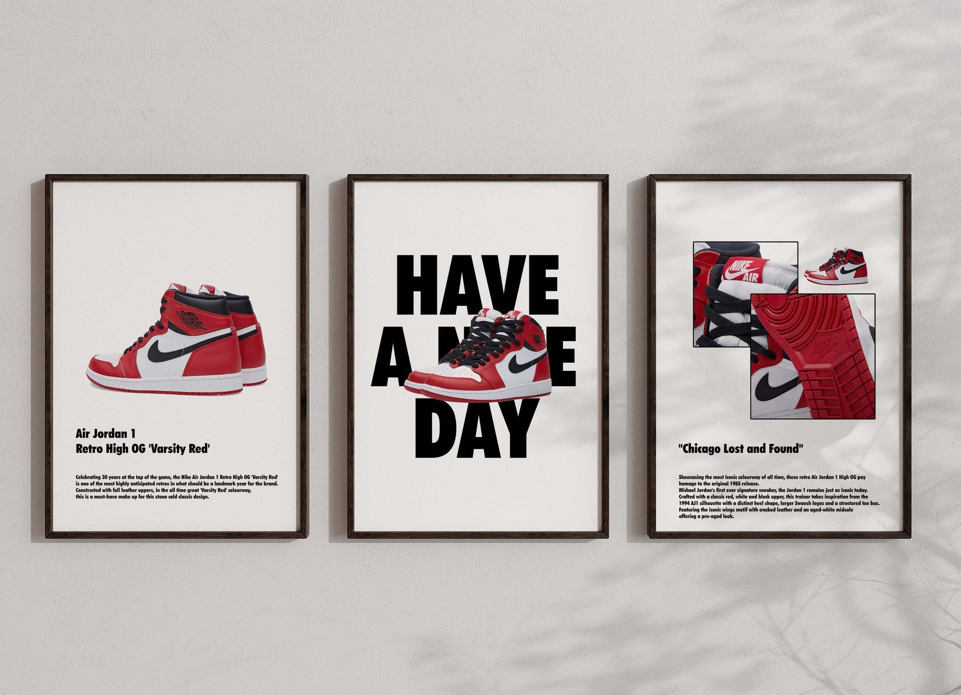 Hypebeast Sneaker Art Prints Set of 3 - Haus of Prints