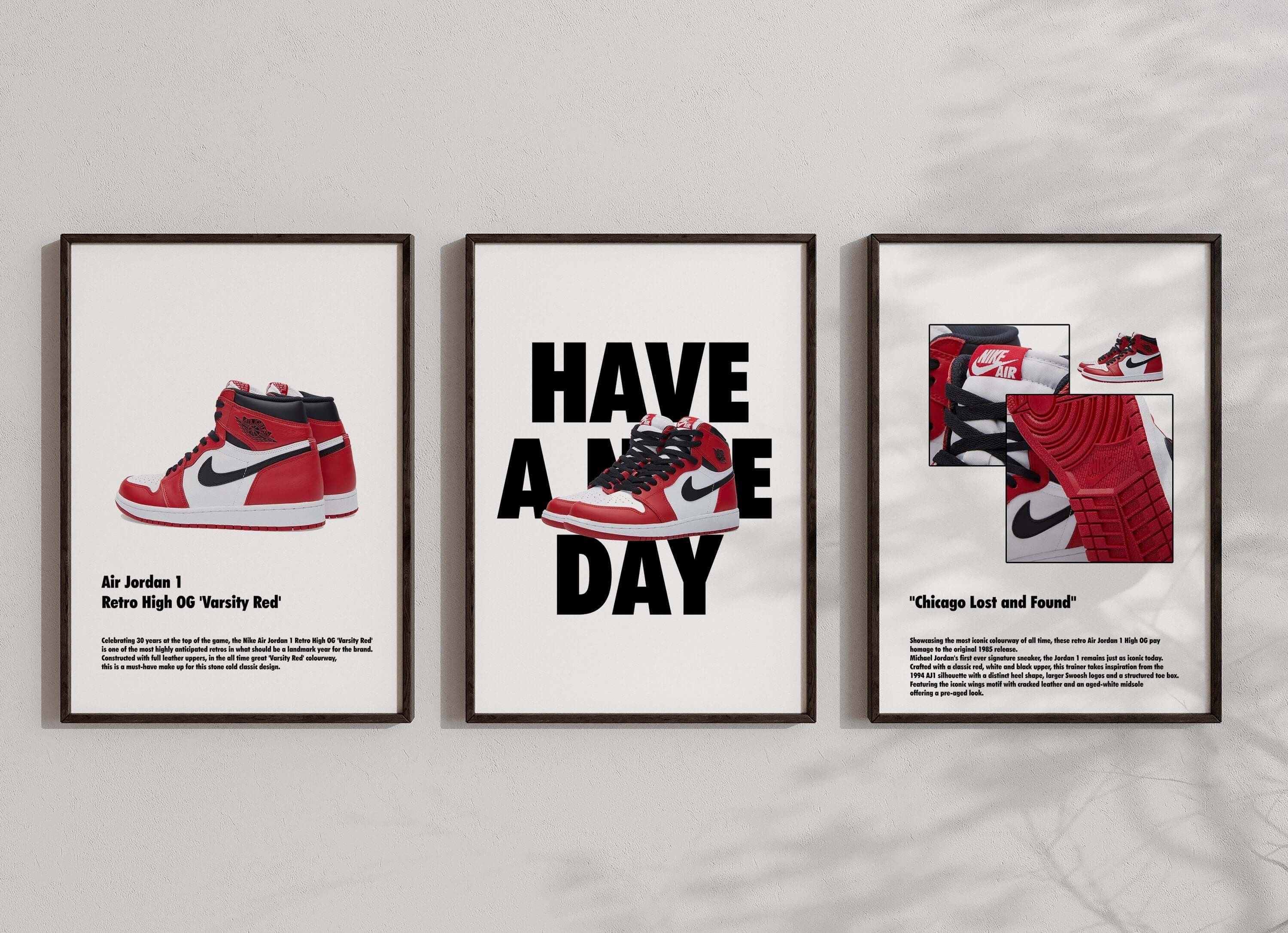 Hypebeast Sneaker Art Prints Set of 3 - Haus of Prints
