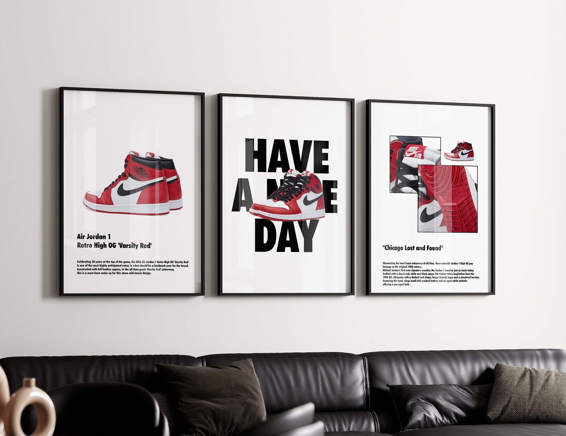 Hypebeast Sneaker Art Prints Set of 3 - Haus of Prints