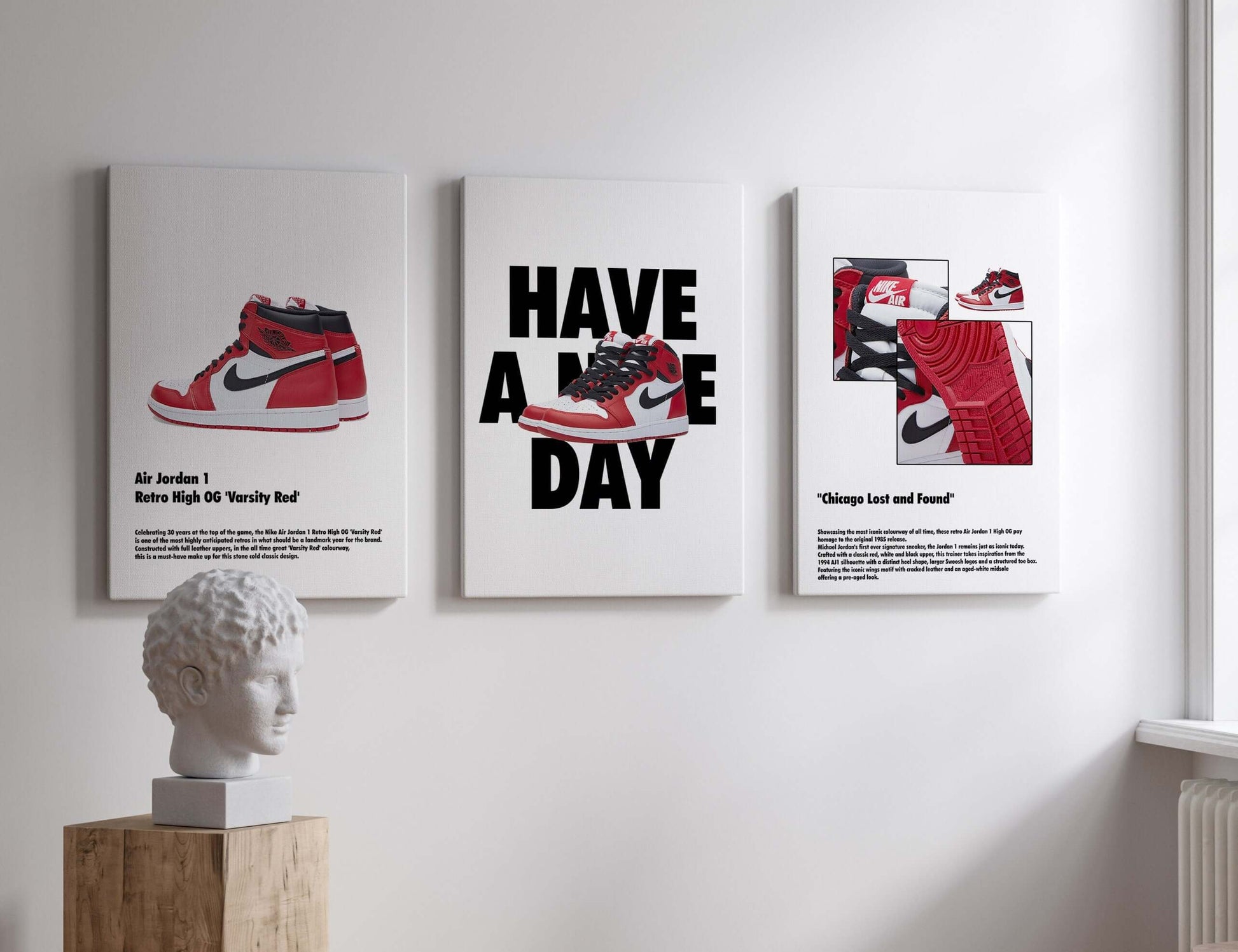 Hypebeast Sneaker Art Prints Set of 3 - Haus of Prints