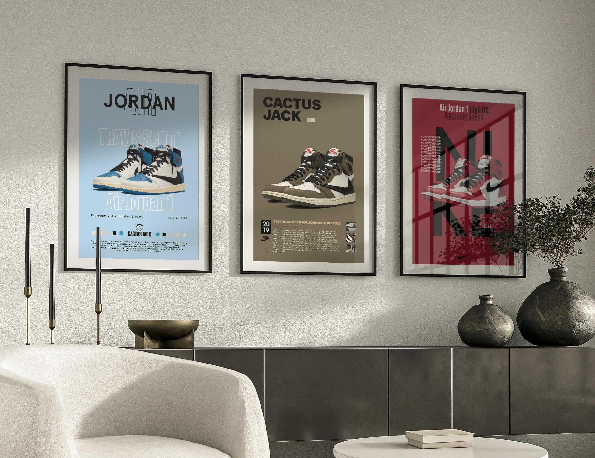 Hypebeast Sneaker Printable Poster Set of 3 - Haus of Prints