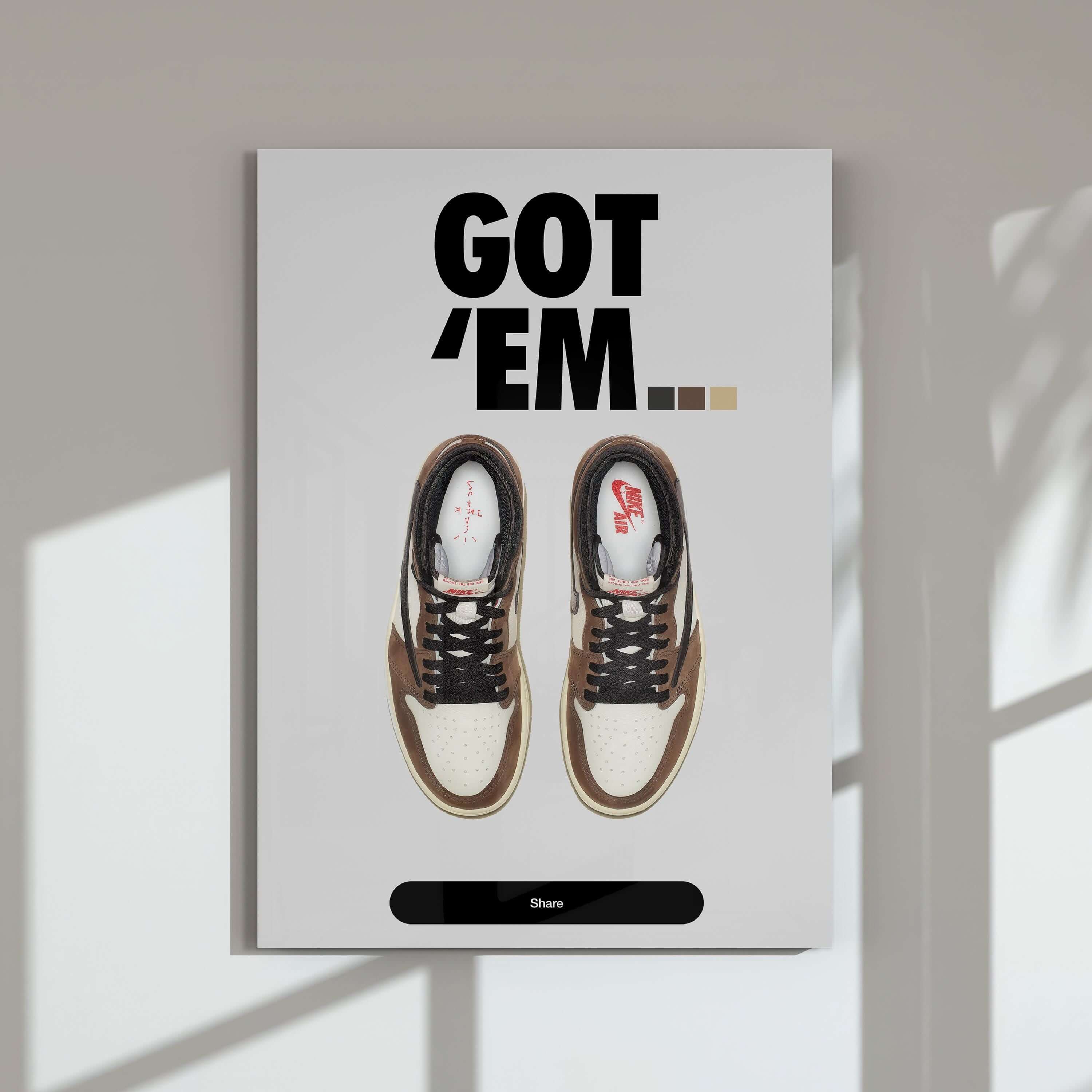 Hypebeast Sneaker Room Decor Set of 3 - Haus of Prints