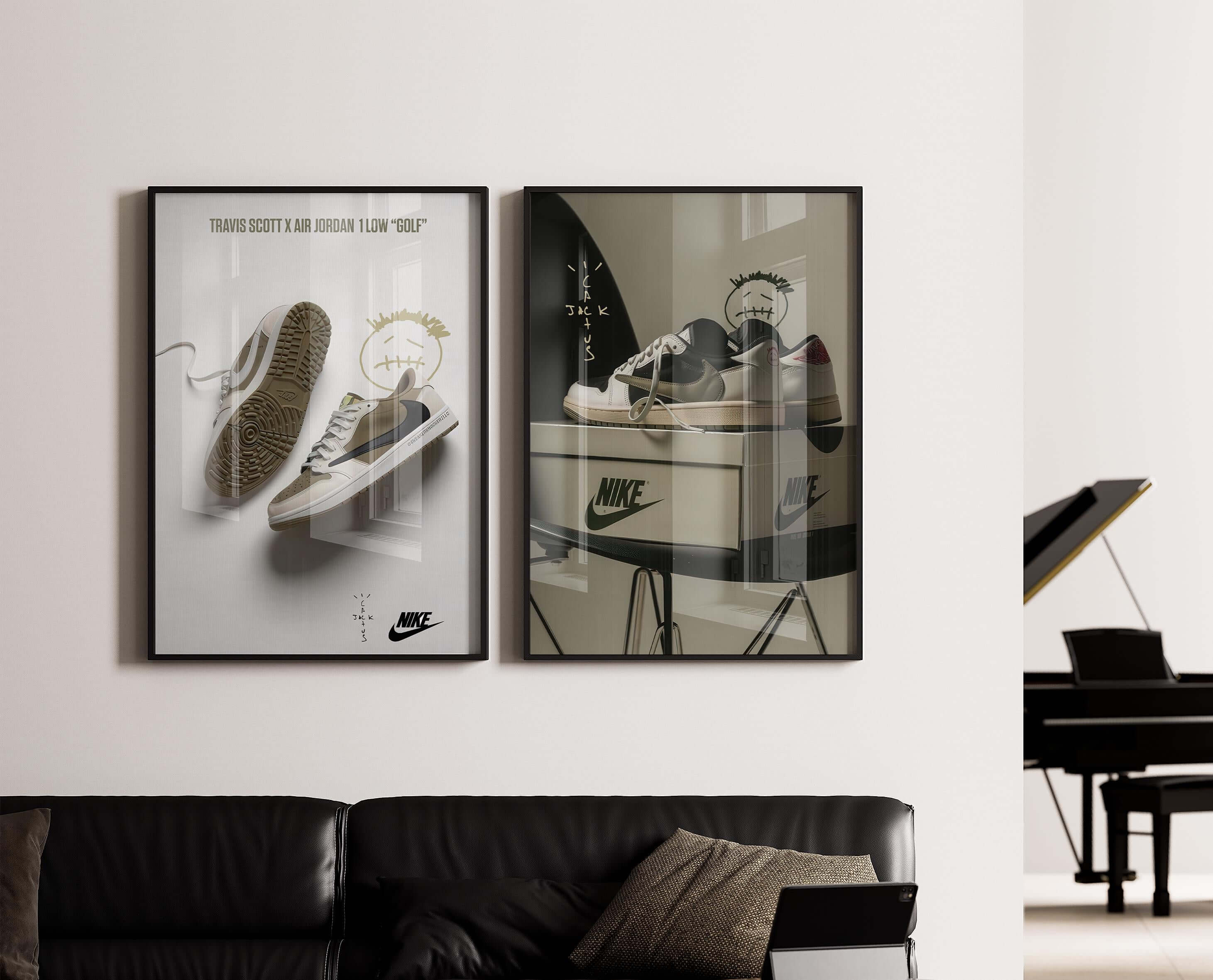 Hypebeast Sneaker Wall Art Set of 2 - Haus of Prints