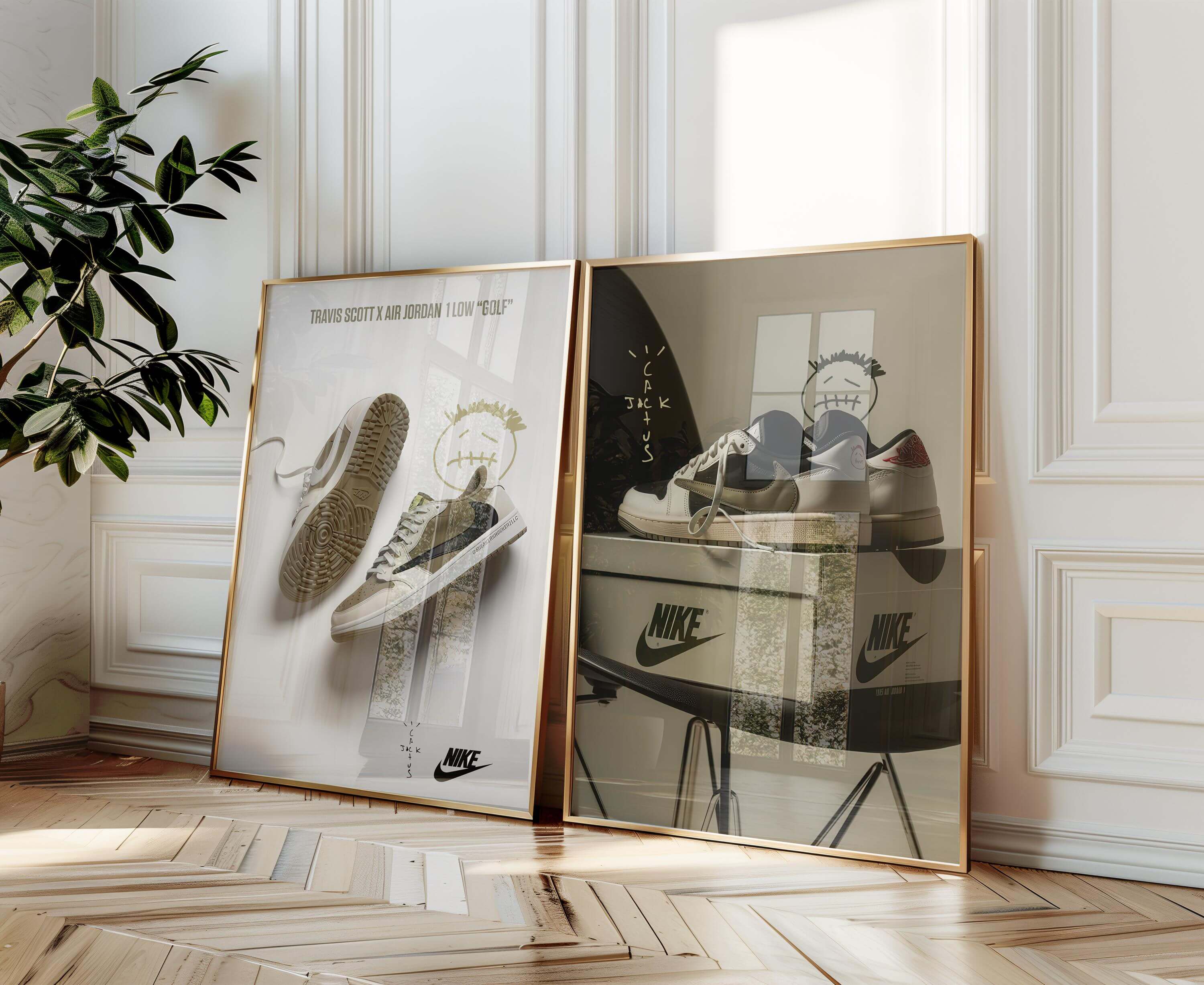 Hypebeast Sneaker Wall Art Set of 2 - Haus of Prints