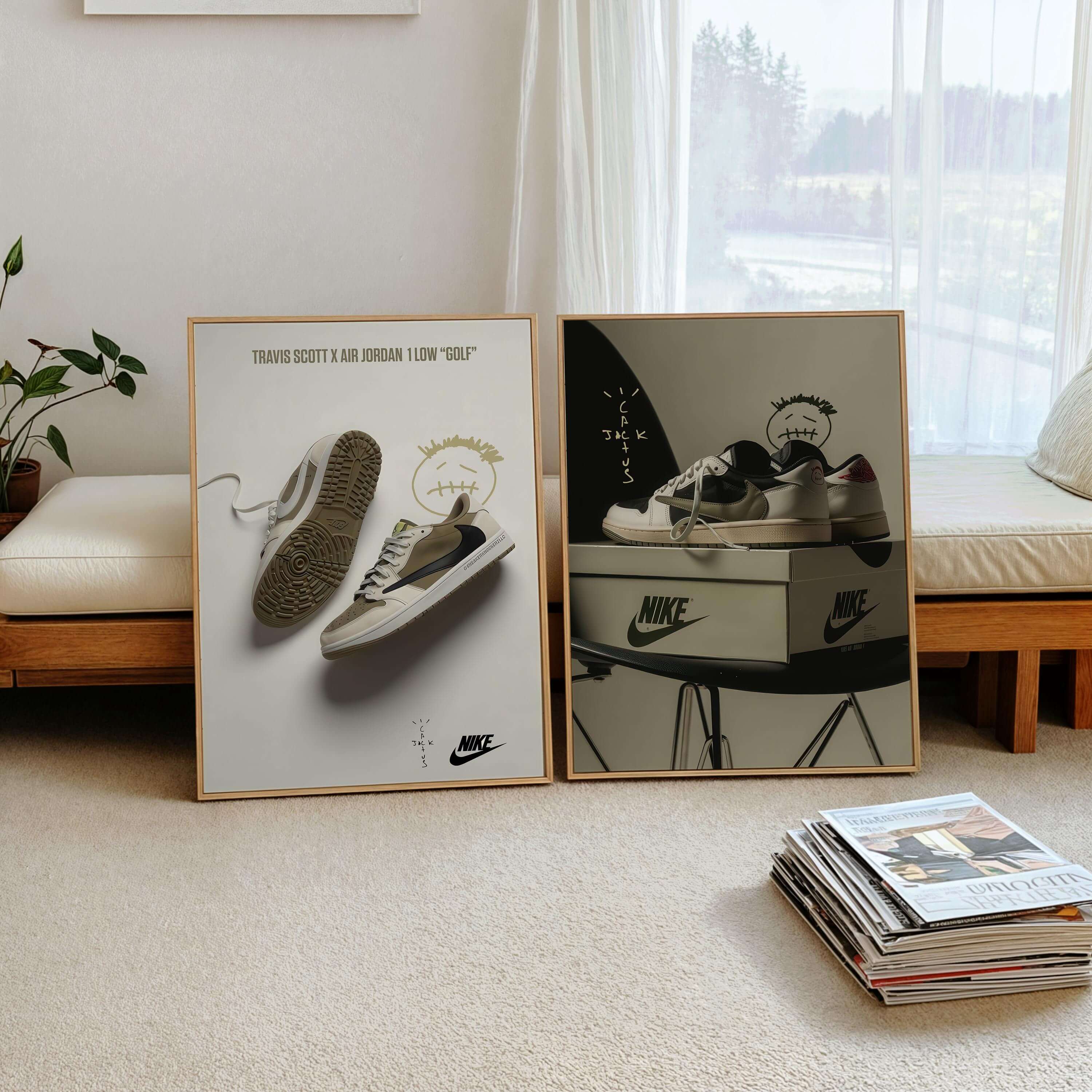 Hypebeast Sneaker Wall Art Set of 2 - Haus of Prints