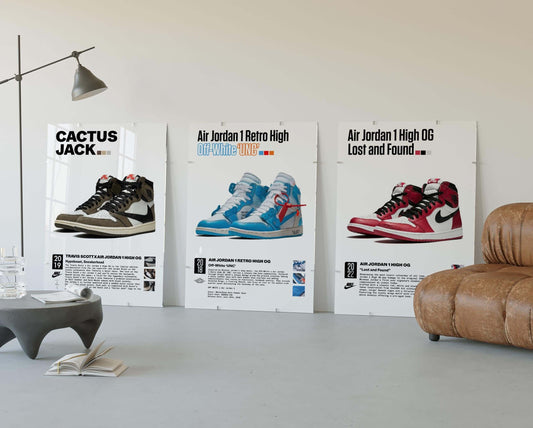 Hypebeast Sneakerhead Poster Set of 3 - Haus of Prints