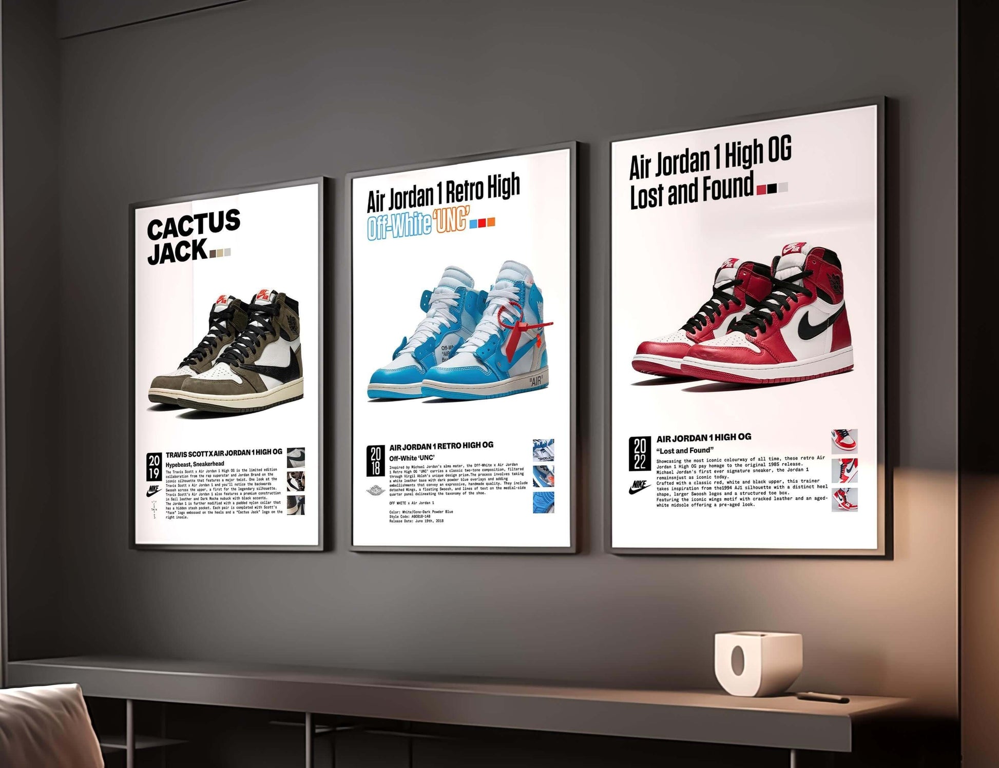 Hypebeast Sneakerhead Poster Set of 3 - Haus of Prints