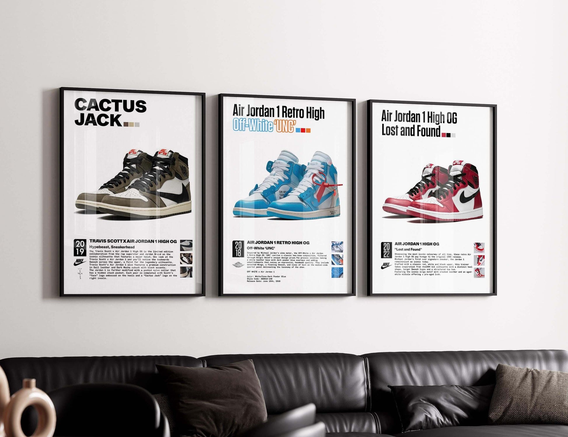 Hypebeast Sneakerhead Poster Set of 3 - Haus of Prints