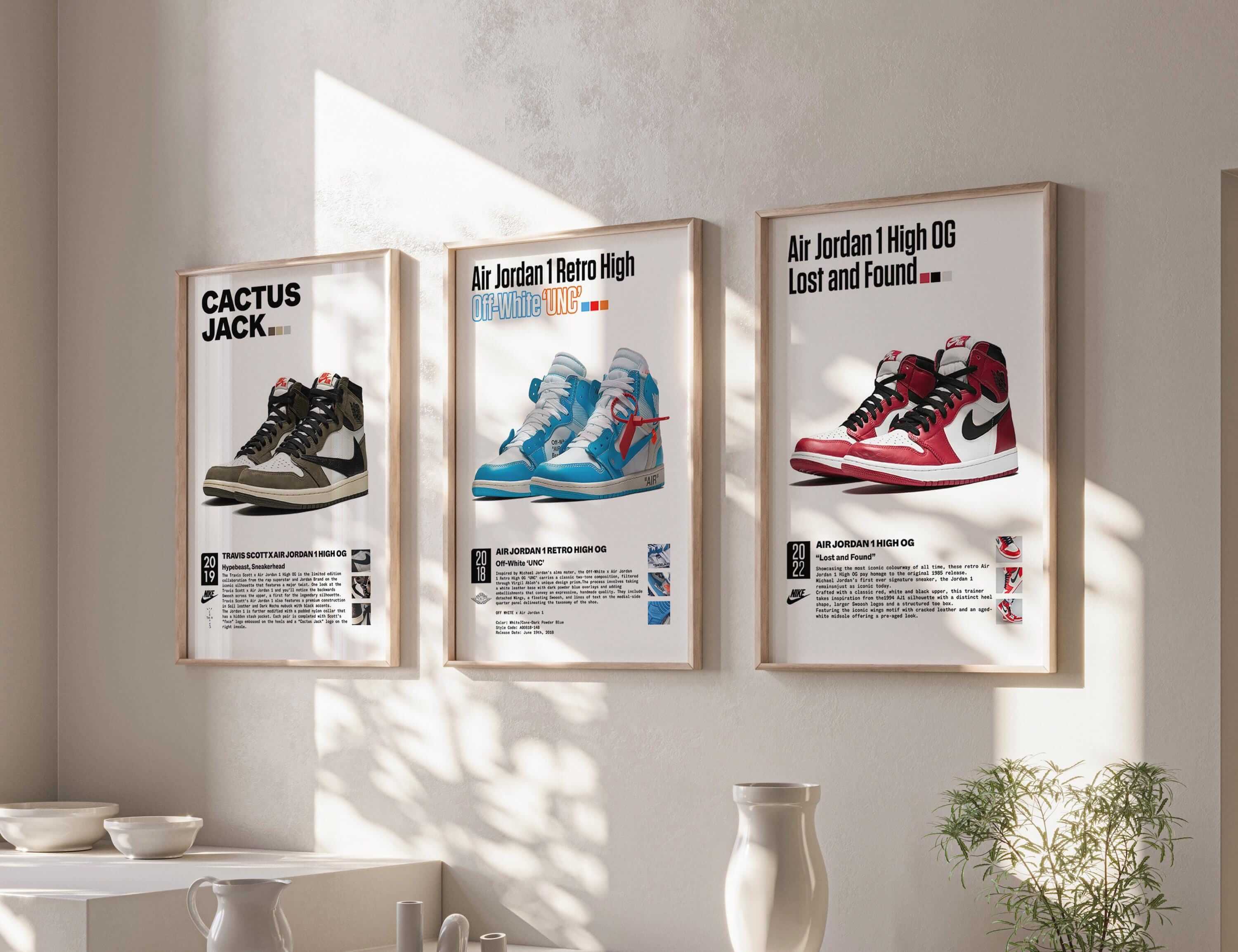 Hypebeast Sneakerhead Poster Set of 3 - Haus of Prints