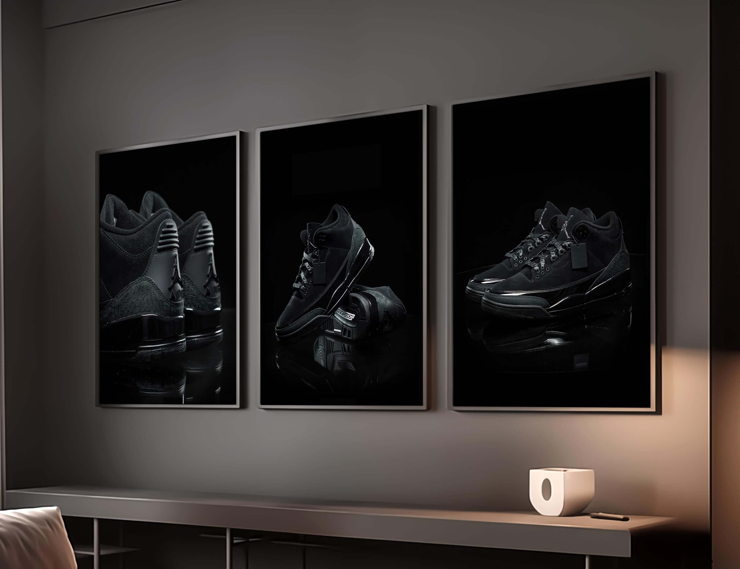 Hypebeast Sneakerhead Wall Art Set of 3 - Haus of Prints
