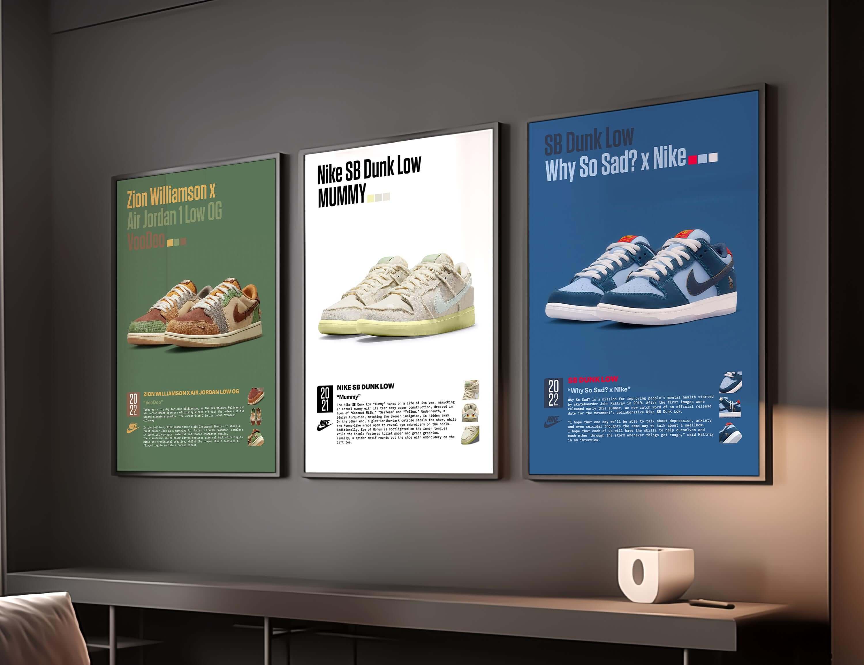 Hypebeast Streetwear Wall Art Set of 3 - Haus of Prints