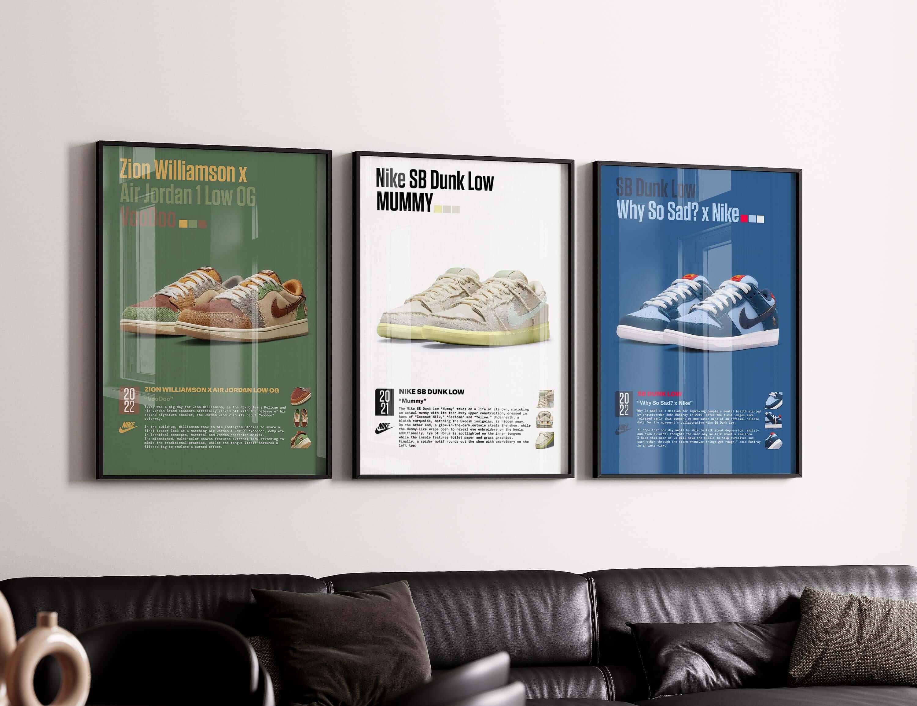 Hypebeast Streetwear Wall Art Set of 3 - Haus of Prints