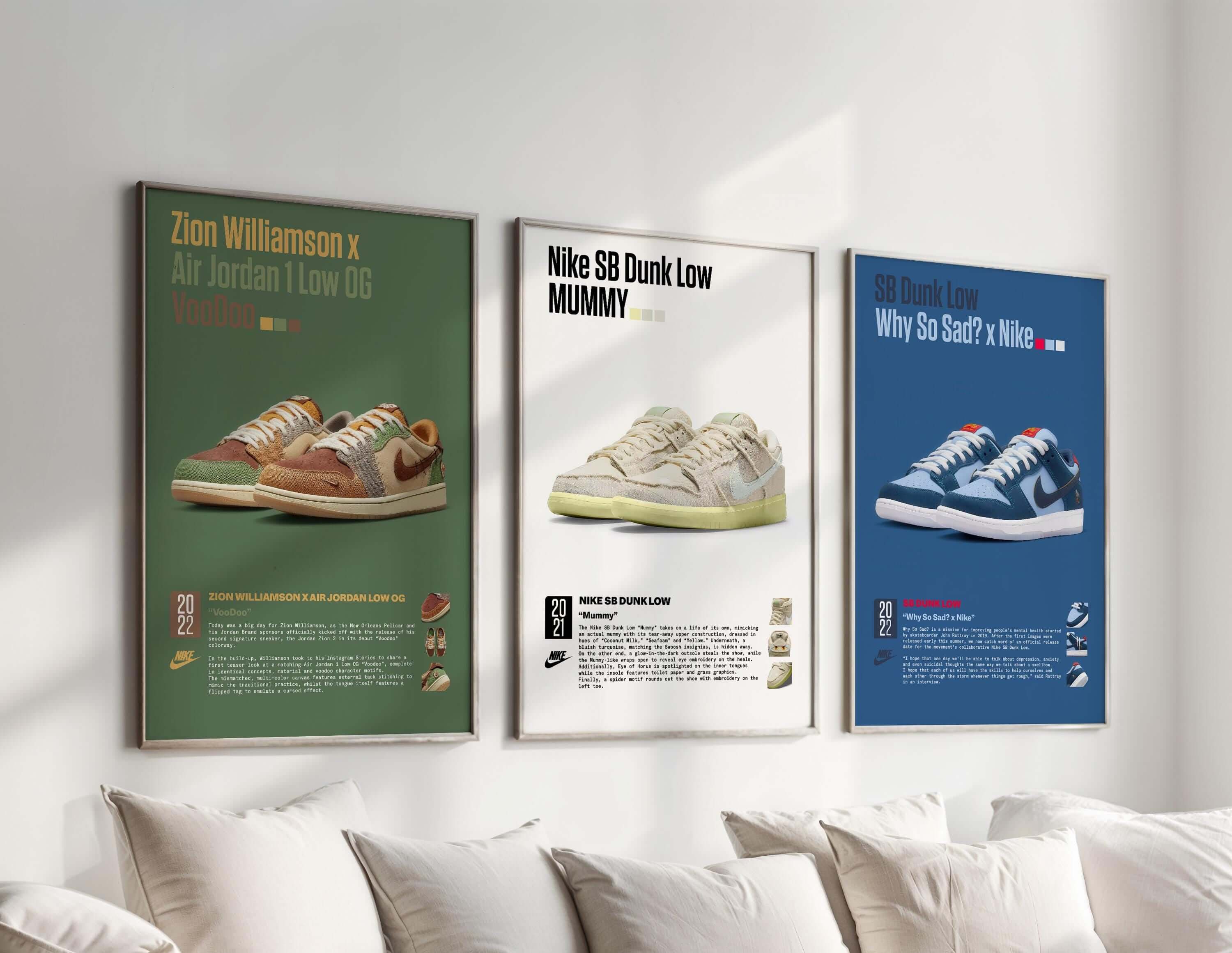 Hypebeast Streetwear Wall Art Set of 3 - Haus of Prints