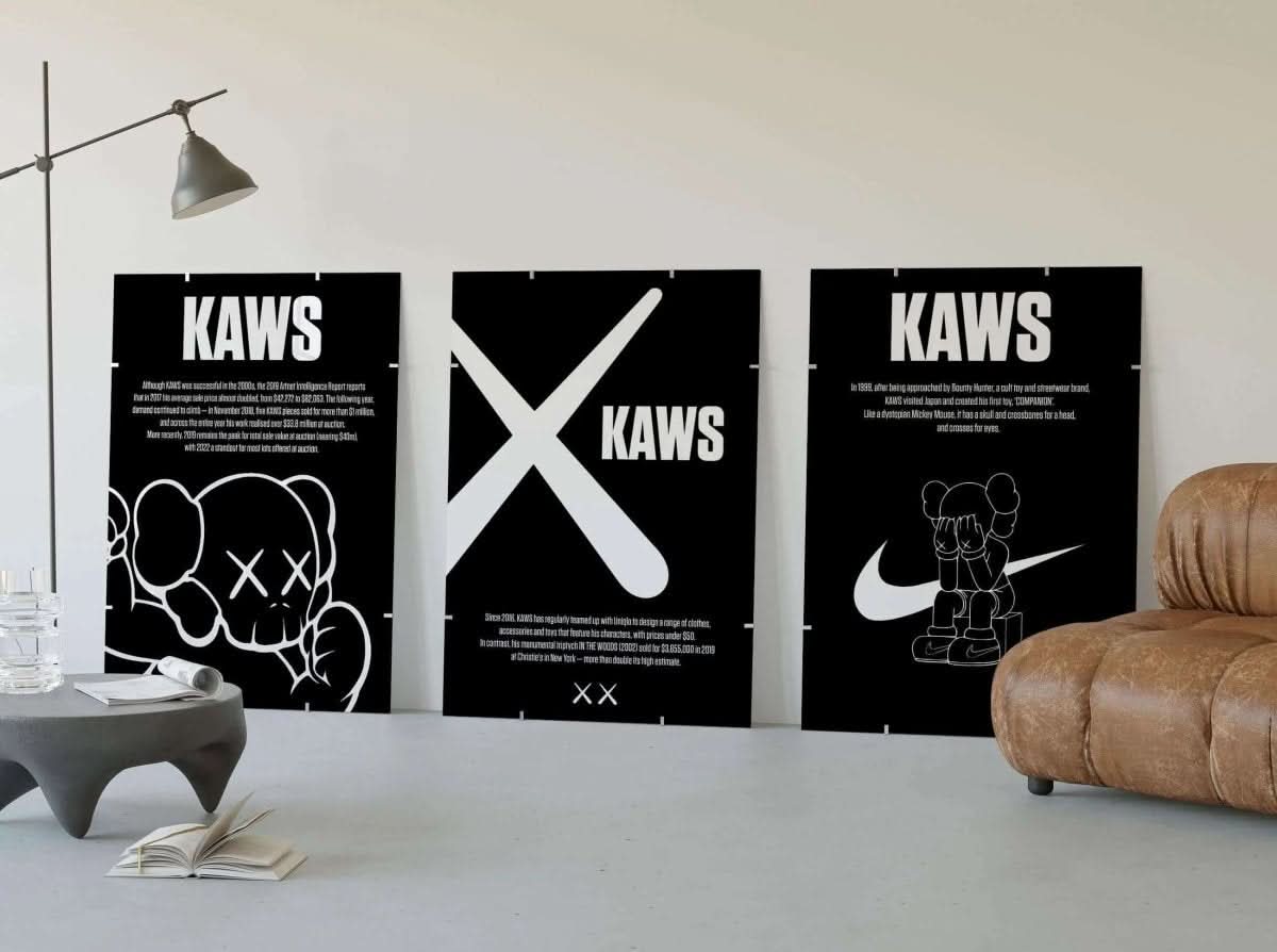 Second poster in Hypebeast Toys set showcasing creative art reflecting urban culture.