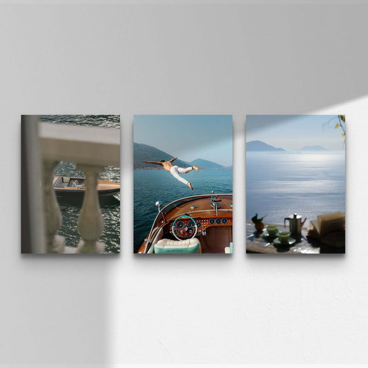 Italian Boat Prints Set of 3 - Haus of Prints