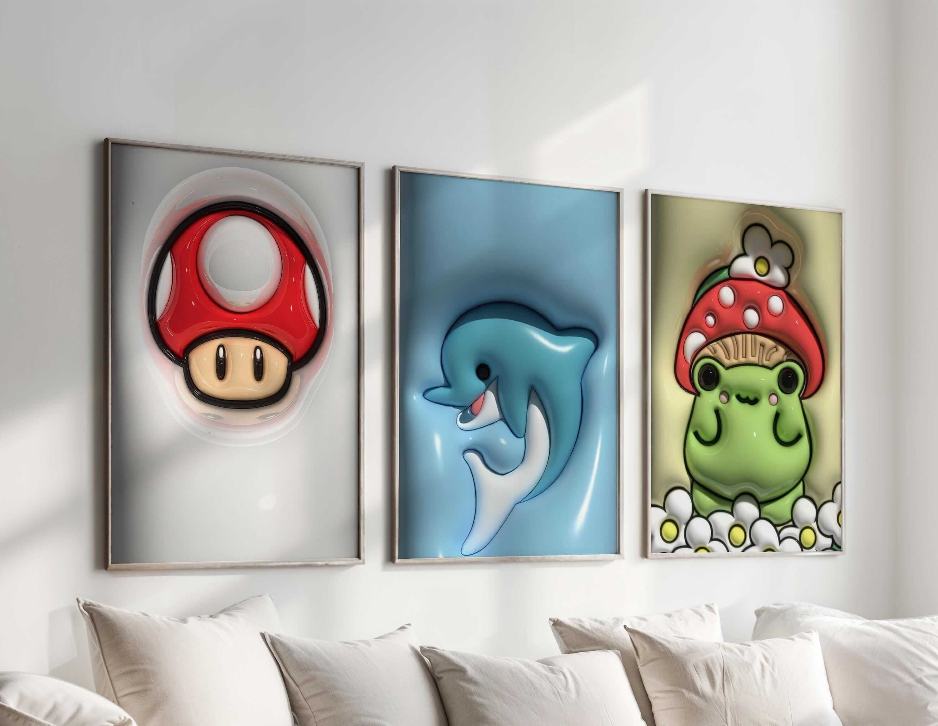 Luxury Fashion 3D Art Prints Set of 12 - Haus of Prints