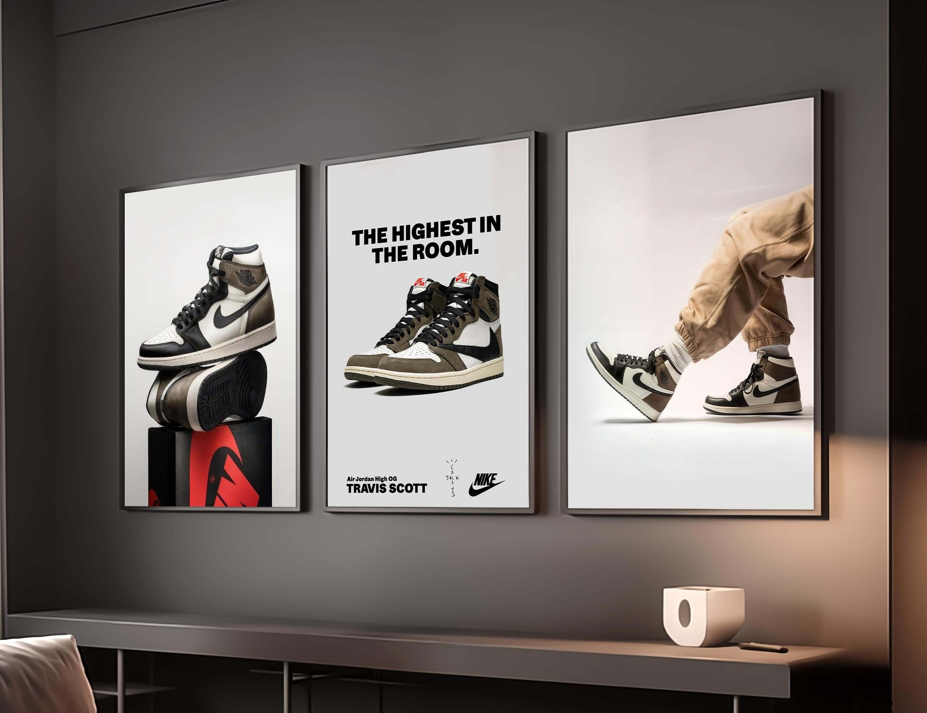 Luxury Fashion Air Jordan Wall Art Set of 3 - Haus of Prints