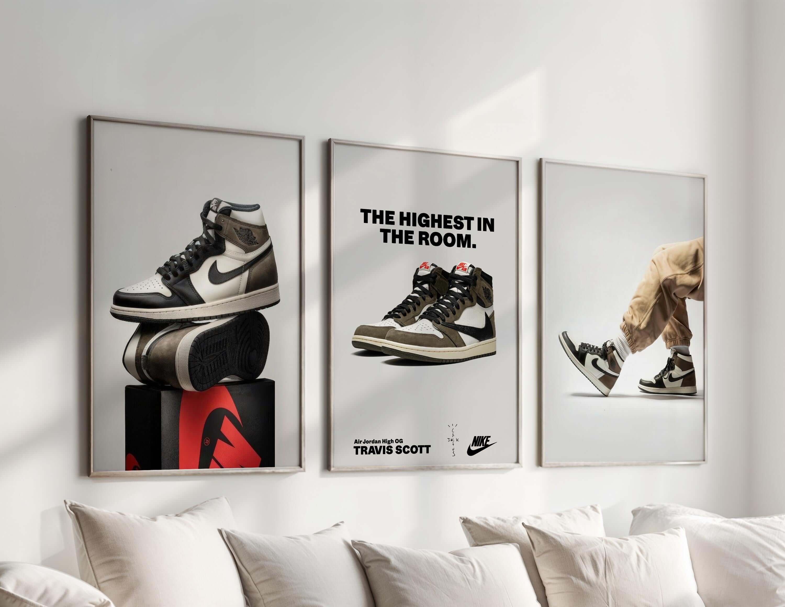 Luxury Fashion Air Jordan Wall Art Set of 3 - Haus of Prints