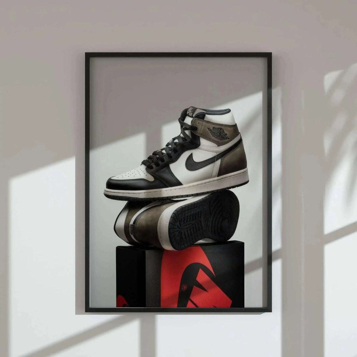 HAUS OF PRINTS Luxury Fashion Air Jordan Wall Art Set of 3 - SNEAKERS POSTERS featuring Luxury Fashion Air Jordan design elements