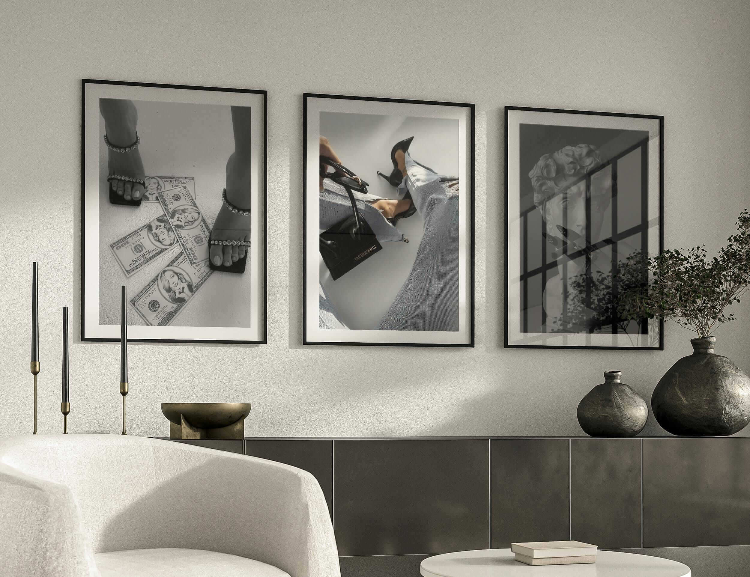 Luxury Fashion Wall Art Set of 12 - Haus of Prints