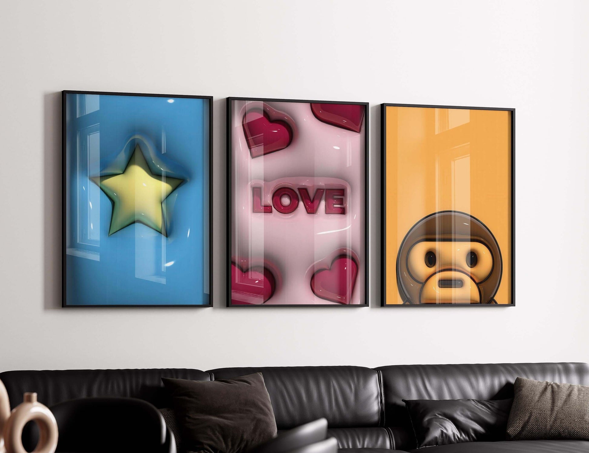 Luxury Hypebeast 3D Poster Set of 12 - Haus of Prints