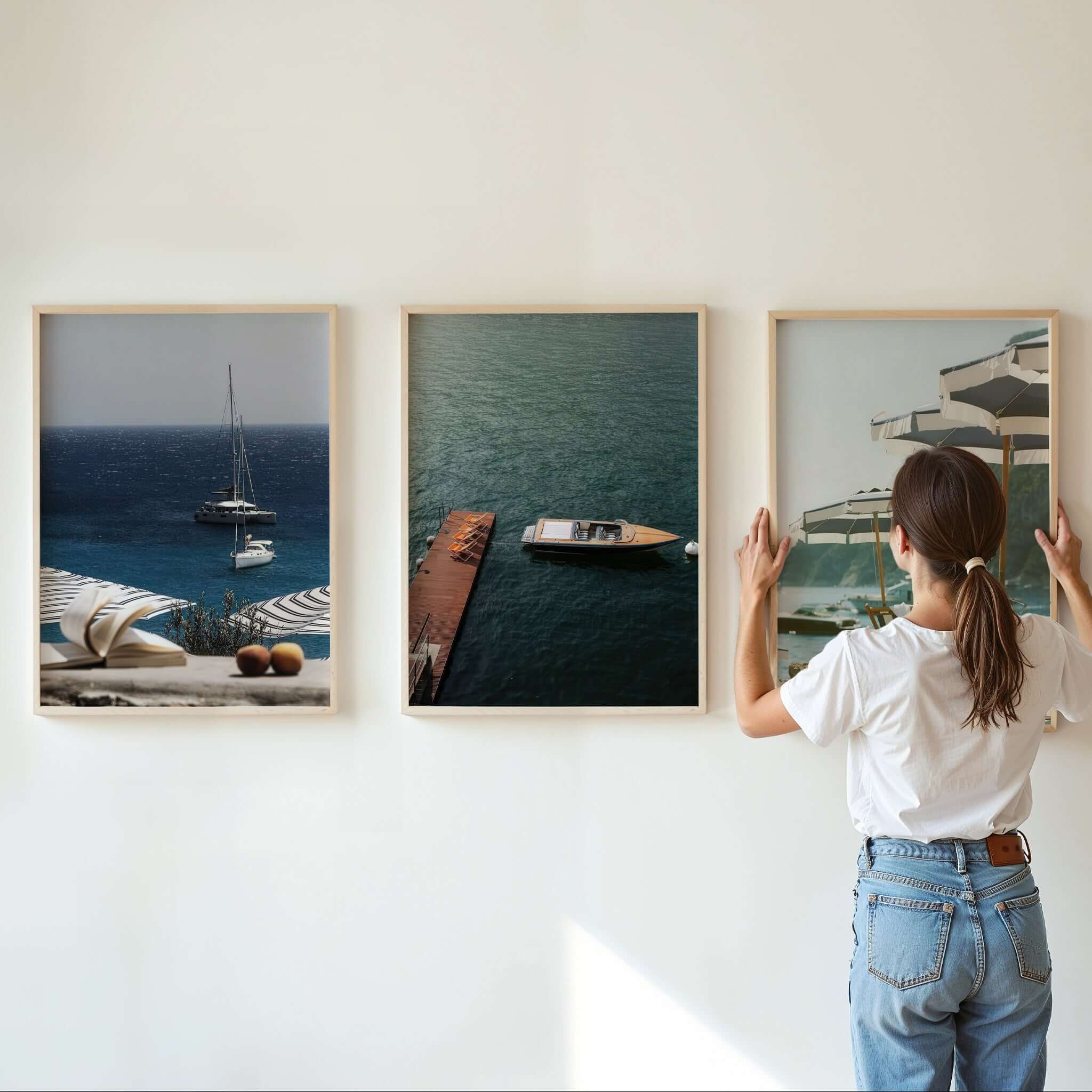 Luxury Seascape Travel Poster Set of 3 - Haus of Prints
