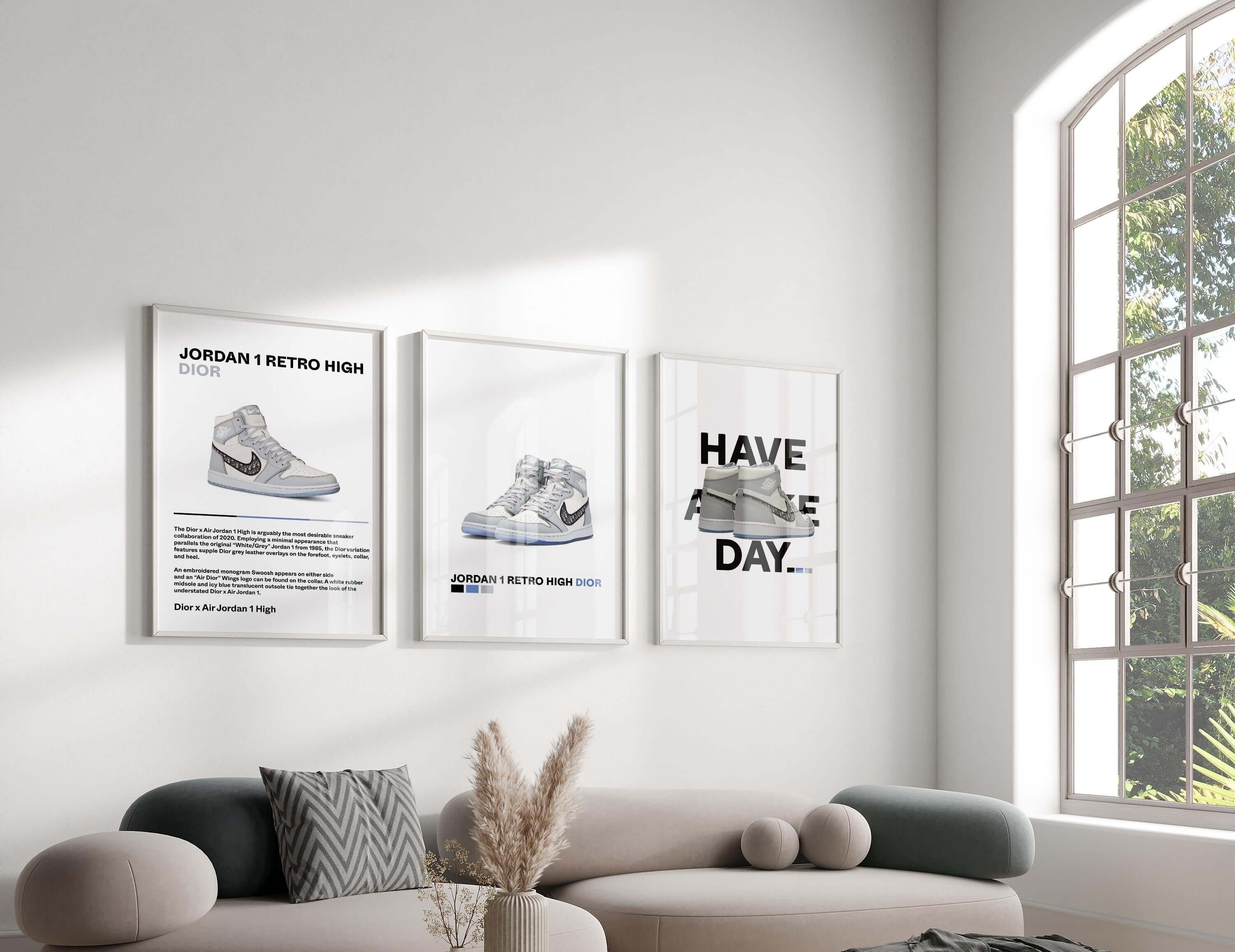 Luxury Sneaker Wall Art Set of 3 - Haus of Prints