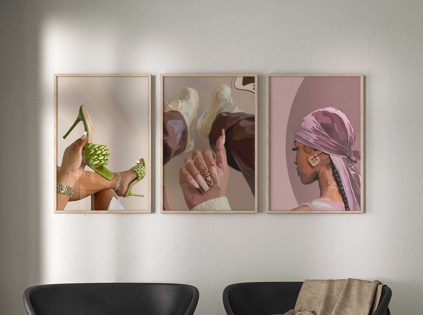 Melanin Printable Wall Art Set of 12 - Haus of Prints