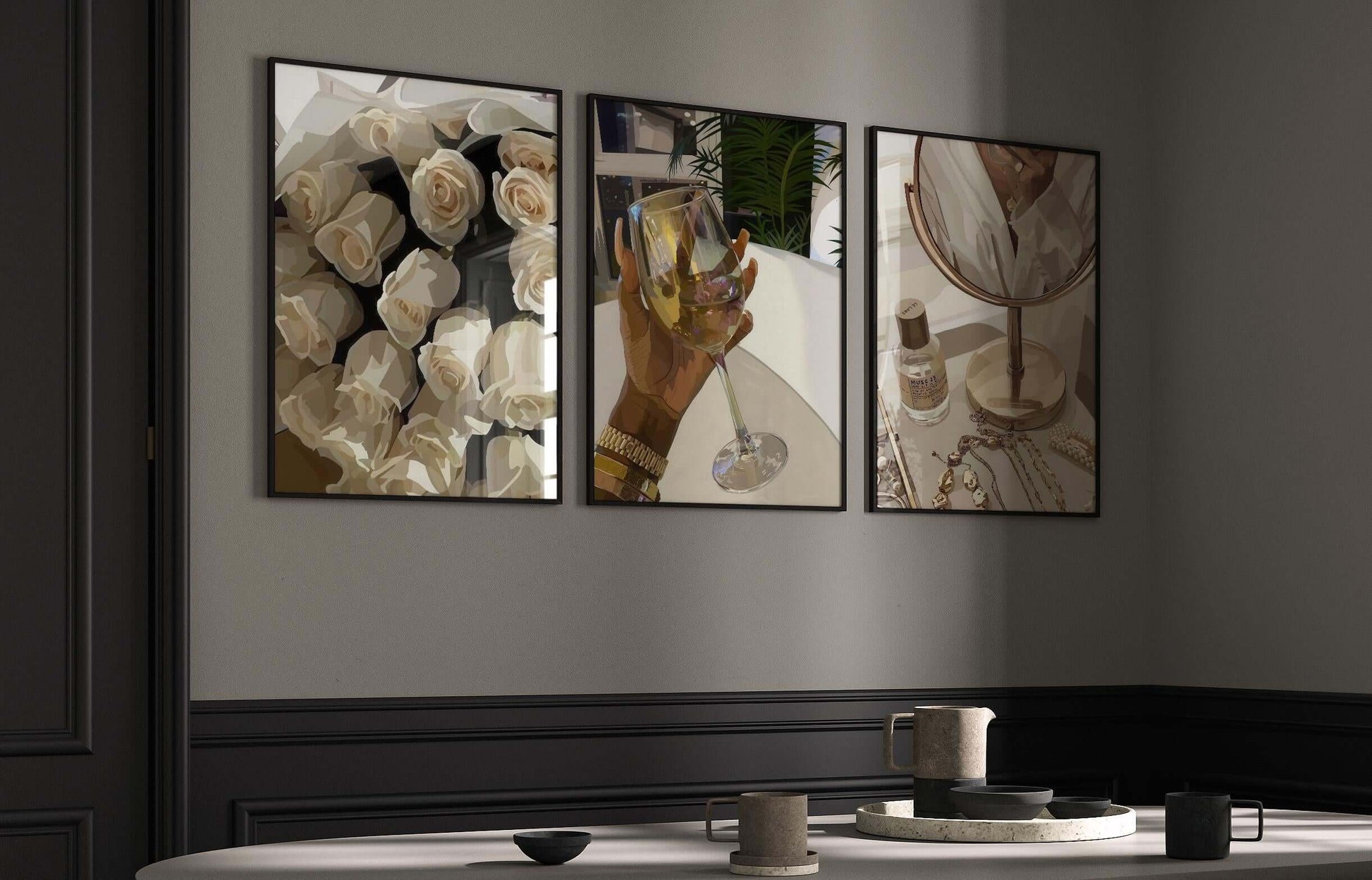 Melanin Wall Art Prints Set of 6 - Haus of Prints