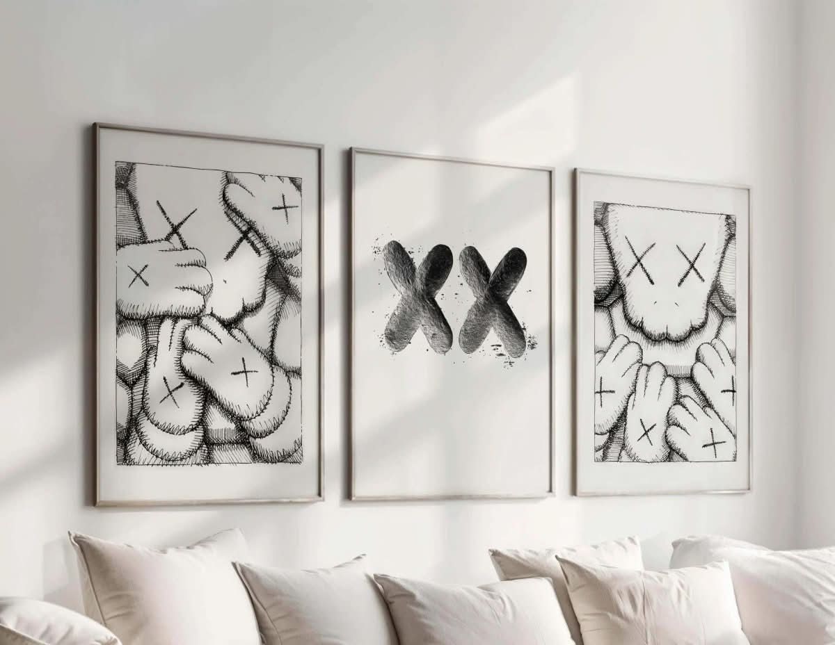 Artistic representation of modern design in a Hypebeast poster format, ideal for decor.