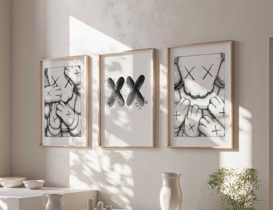 Minimal Hypebeast Poster Set of 3 - Haus of Prints