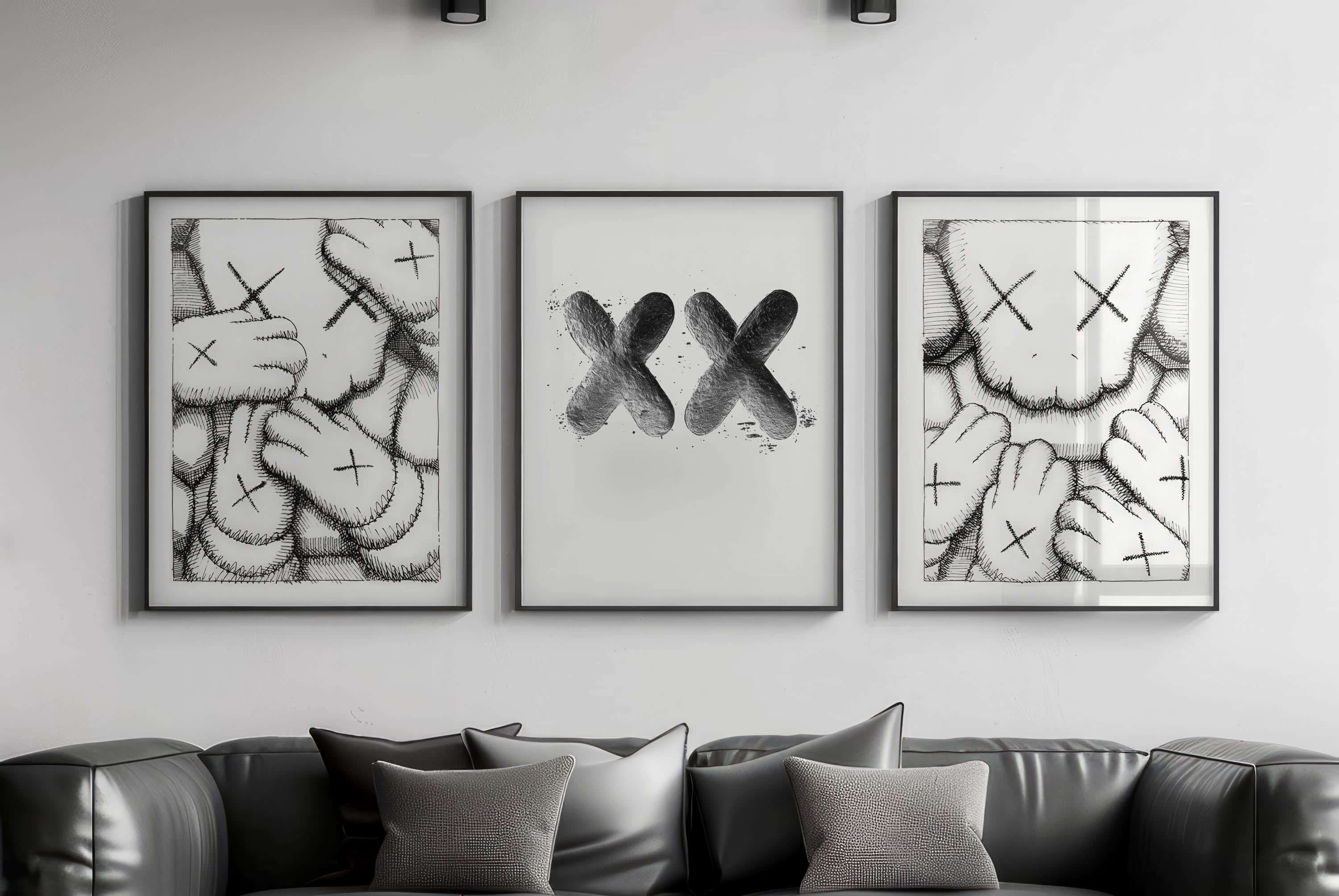 Minimal Hypebeast Poster Set of 3 - Haus of Prints